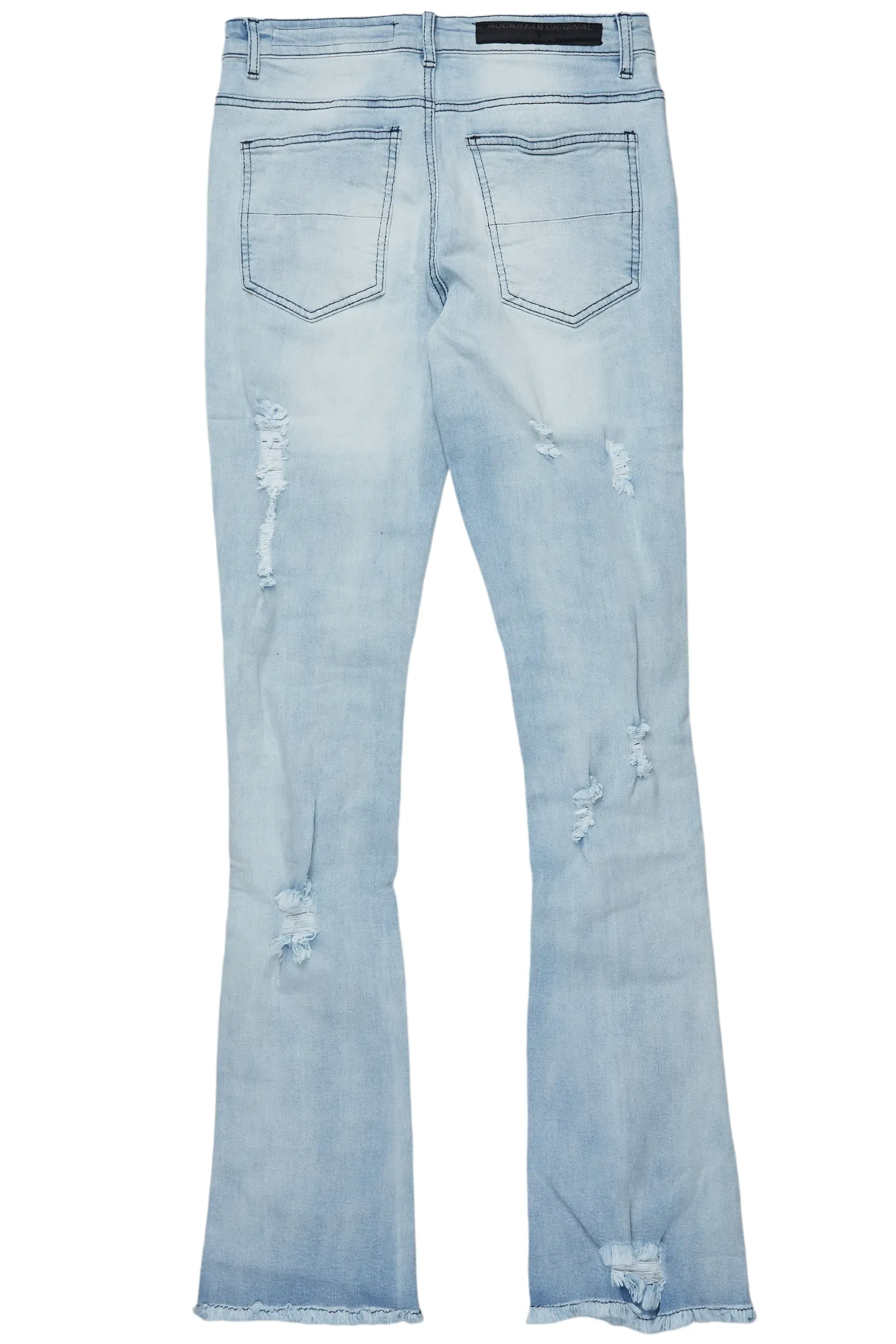 Erico Blue Stacked Flare Cargo Jean sold by Rockstar Original product image thumbnail 3
