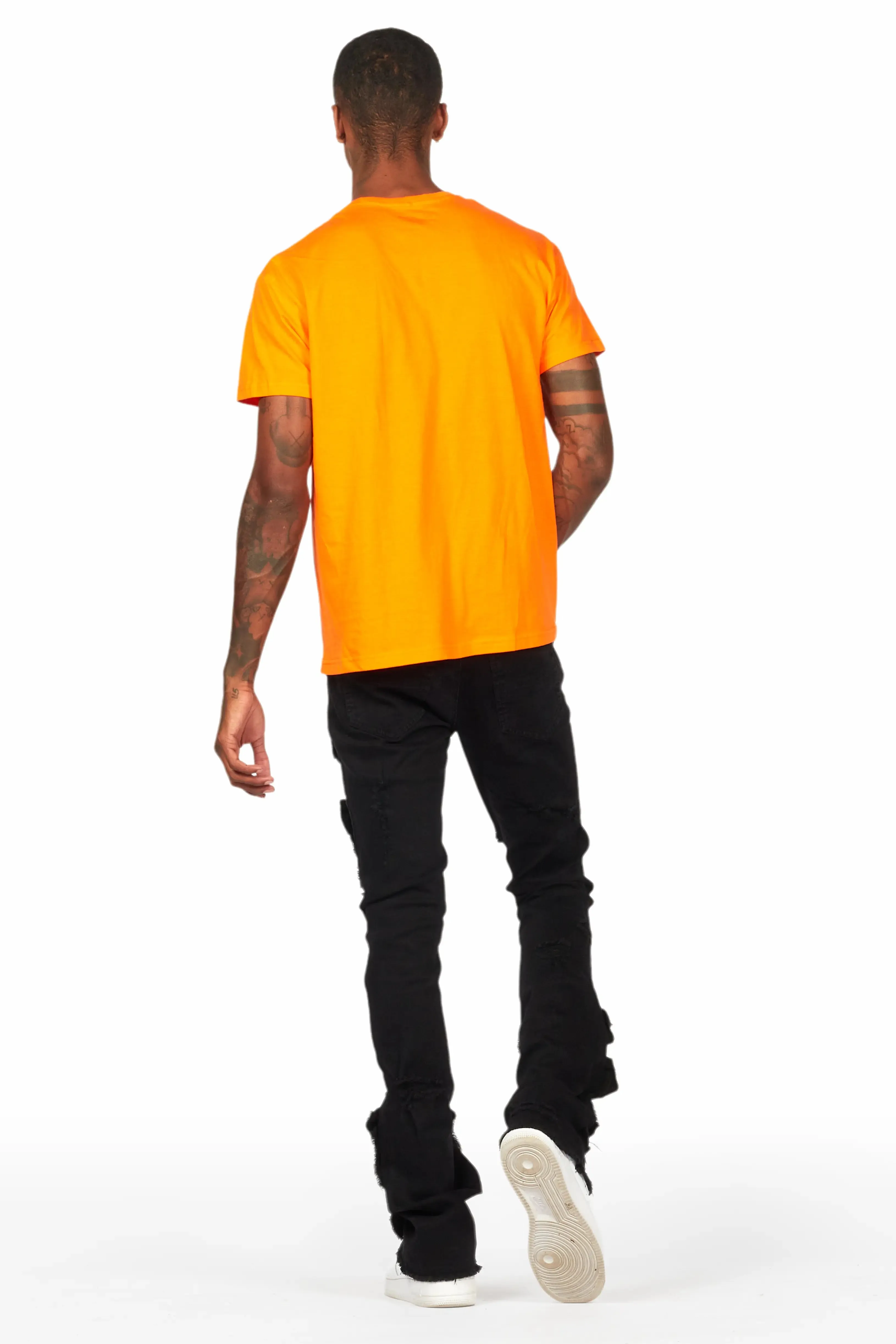 Erico Black Stacked Flare Cargo Jean sold by Rockstar Original product image thumbnail 5