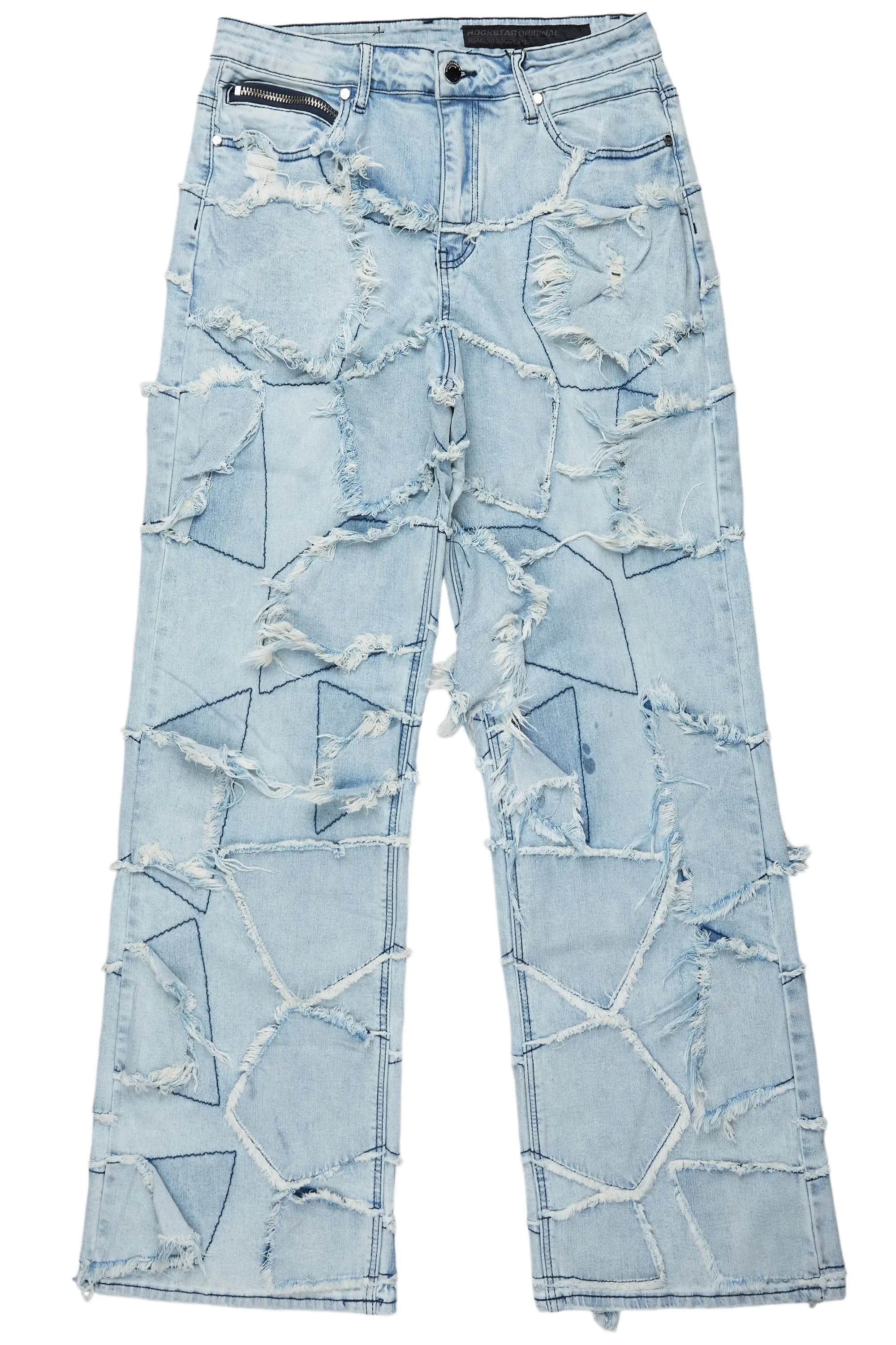 Jacomus Blue Baggy Fit Jean sold by Rockstar Original