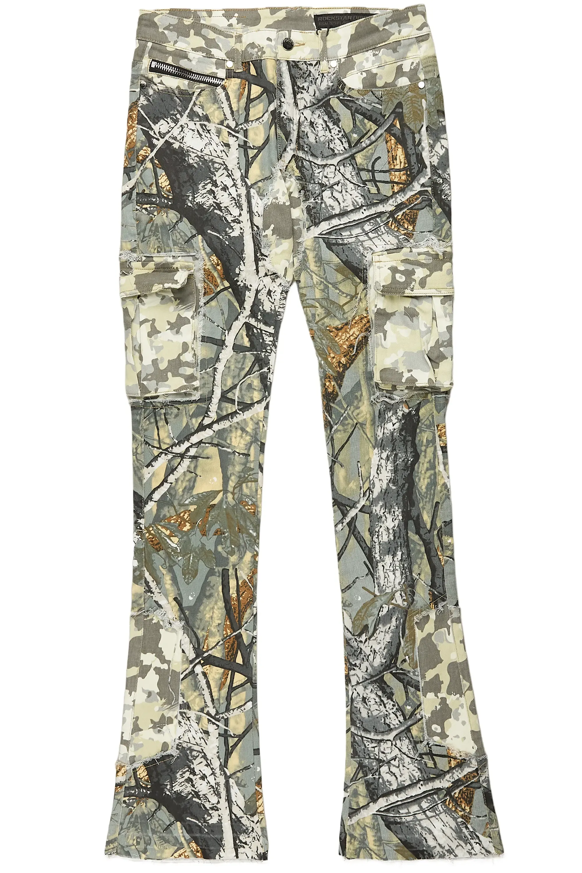 Ofra Tree Camo Stacked Flare Jean sold by Rockstar Original product image thumbnail 2