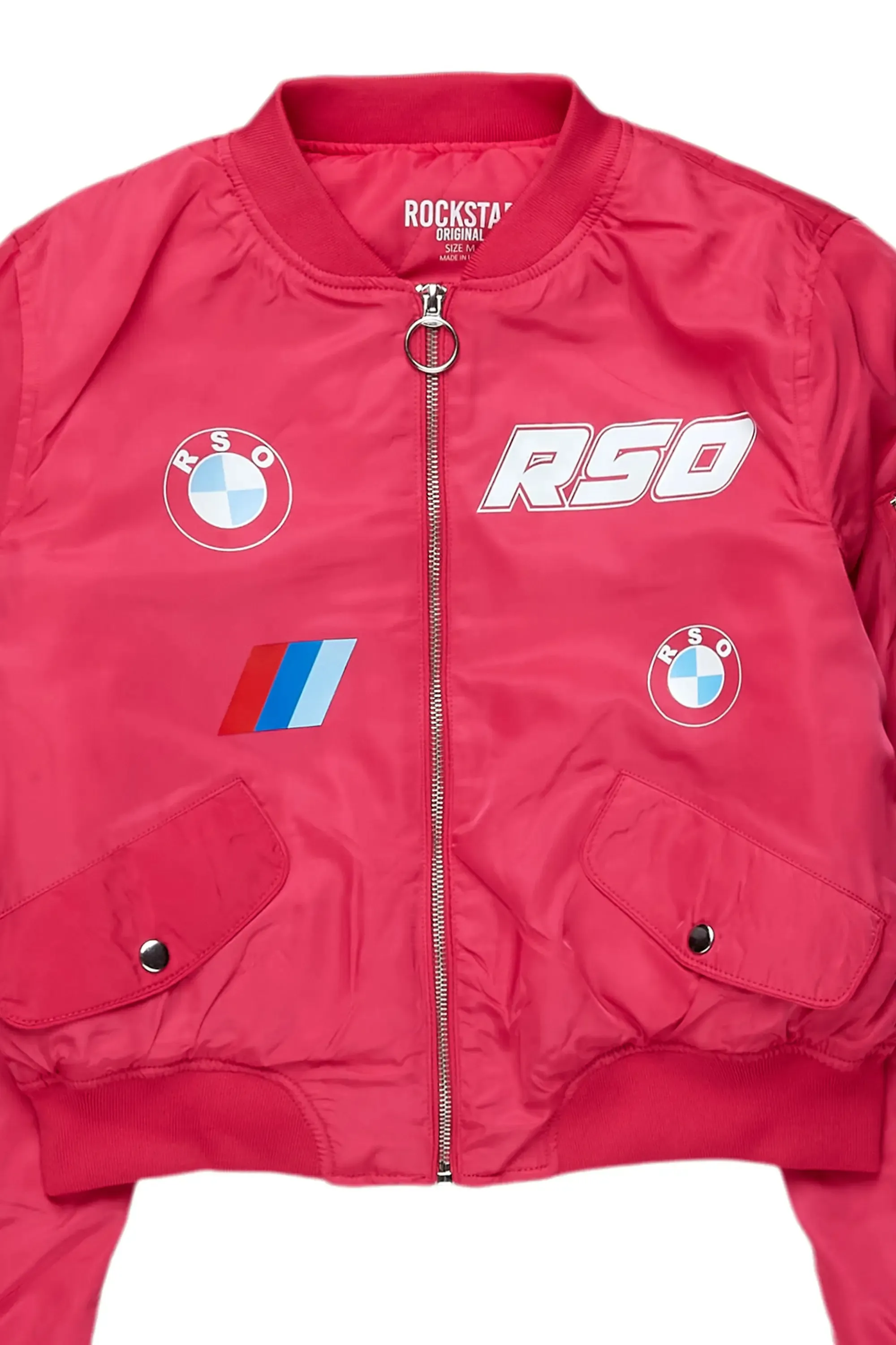 Dontheria Hot Pink Bomber Jacket sold by Rockstar Original product image thumbnail 5