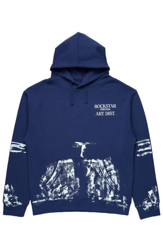 Filip Navy Graphic Hoodie sold by Rockstar Original
