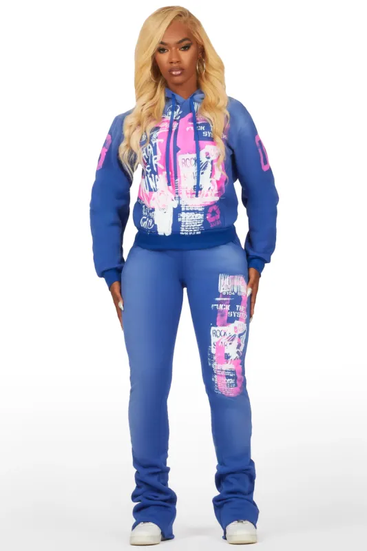 Arleasha Royal Blue Super Stacked Trackset sold by Rockstar Original