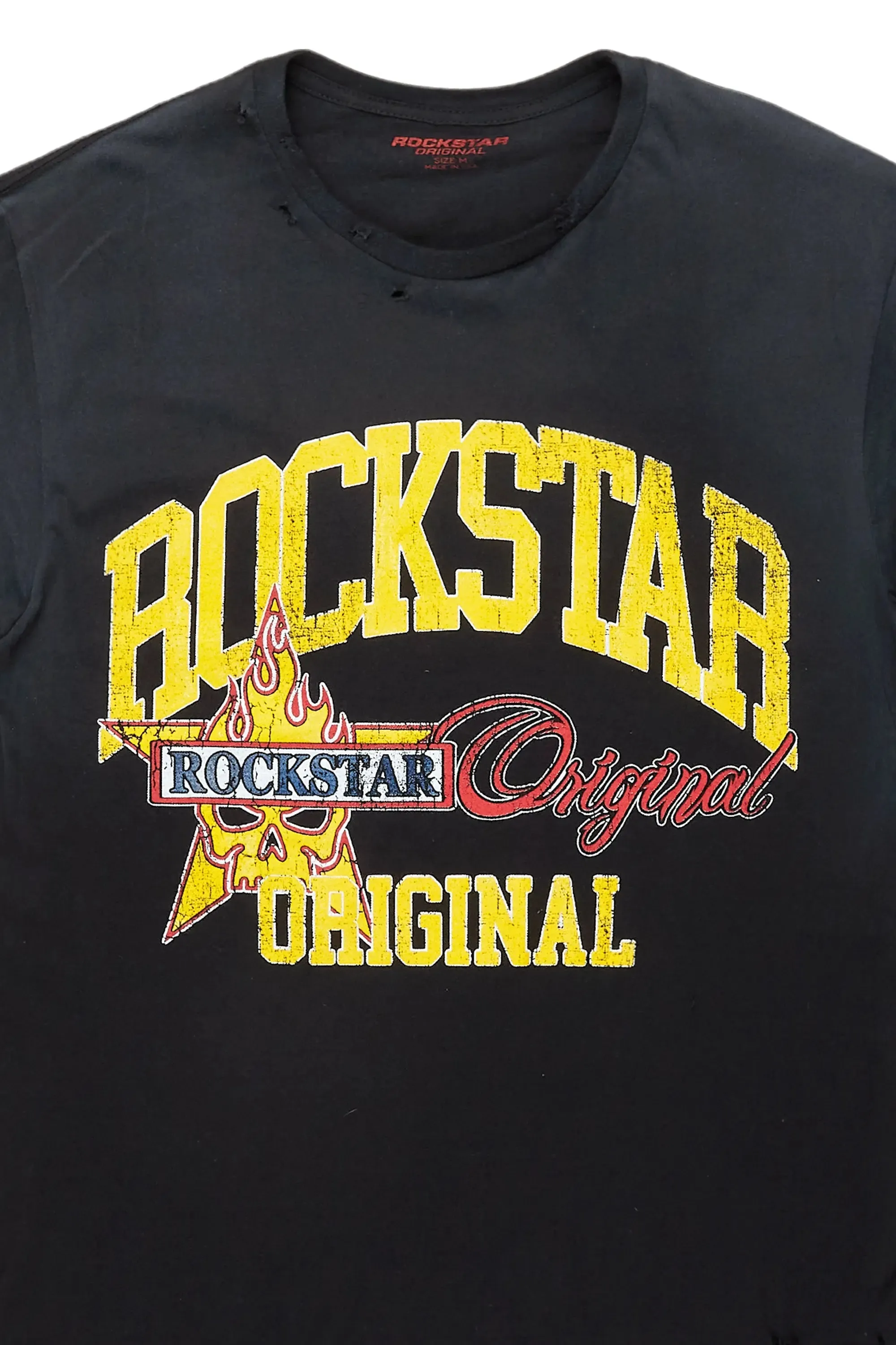 Decoby Black Oversized T-Shirt sold by Rockstar Original product image thumbnail 2