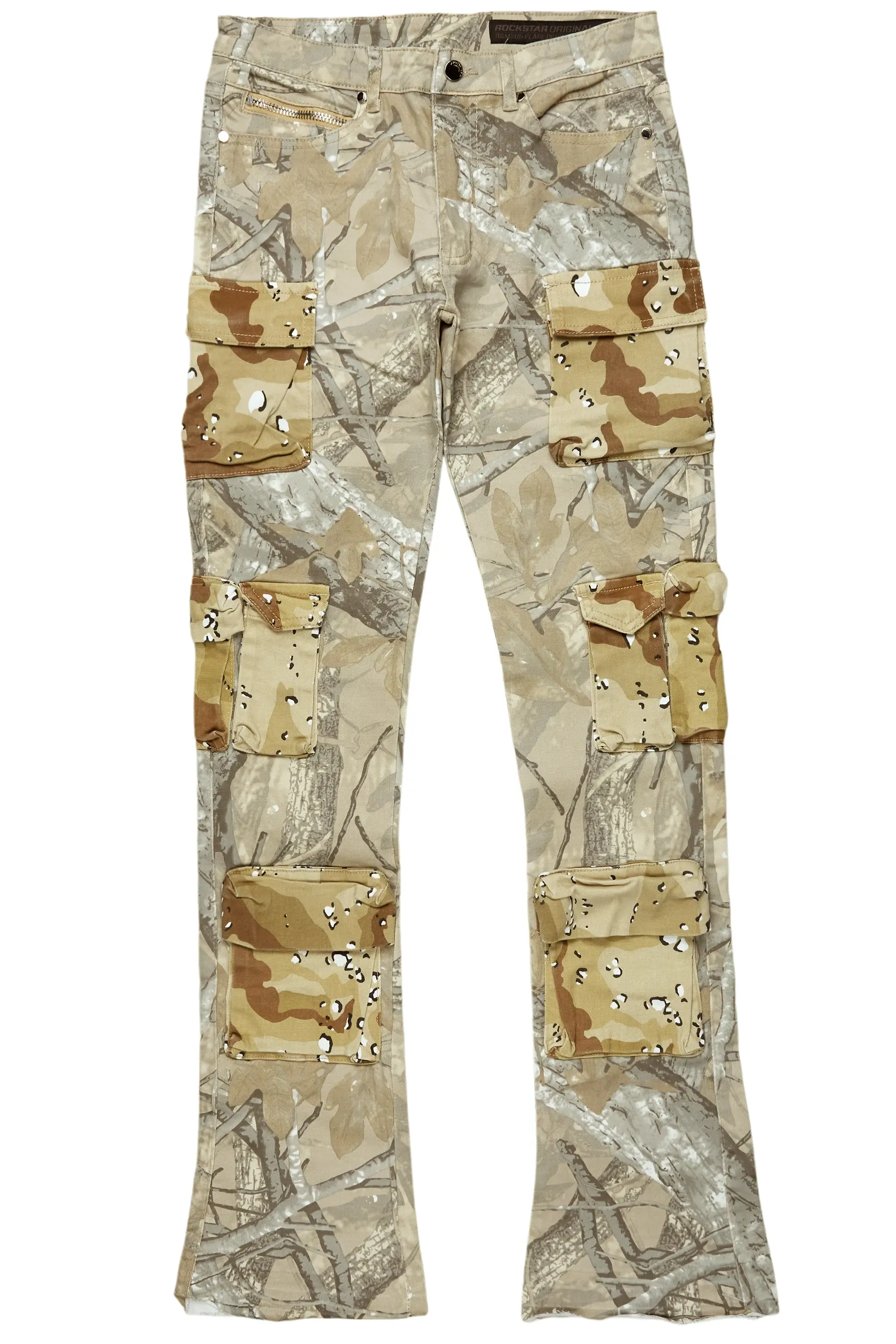 Yves Tree Camo Stacked Flare Cargo Jean sold by Rockstar Original product image thumbnail 2