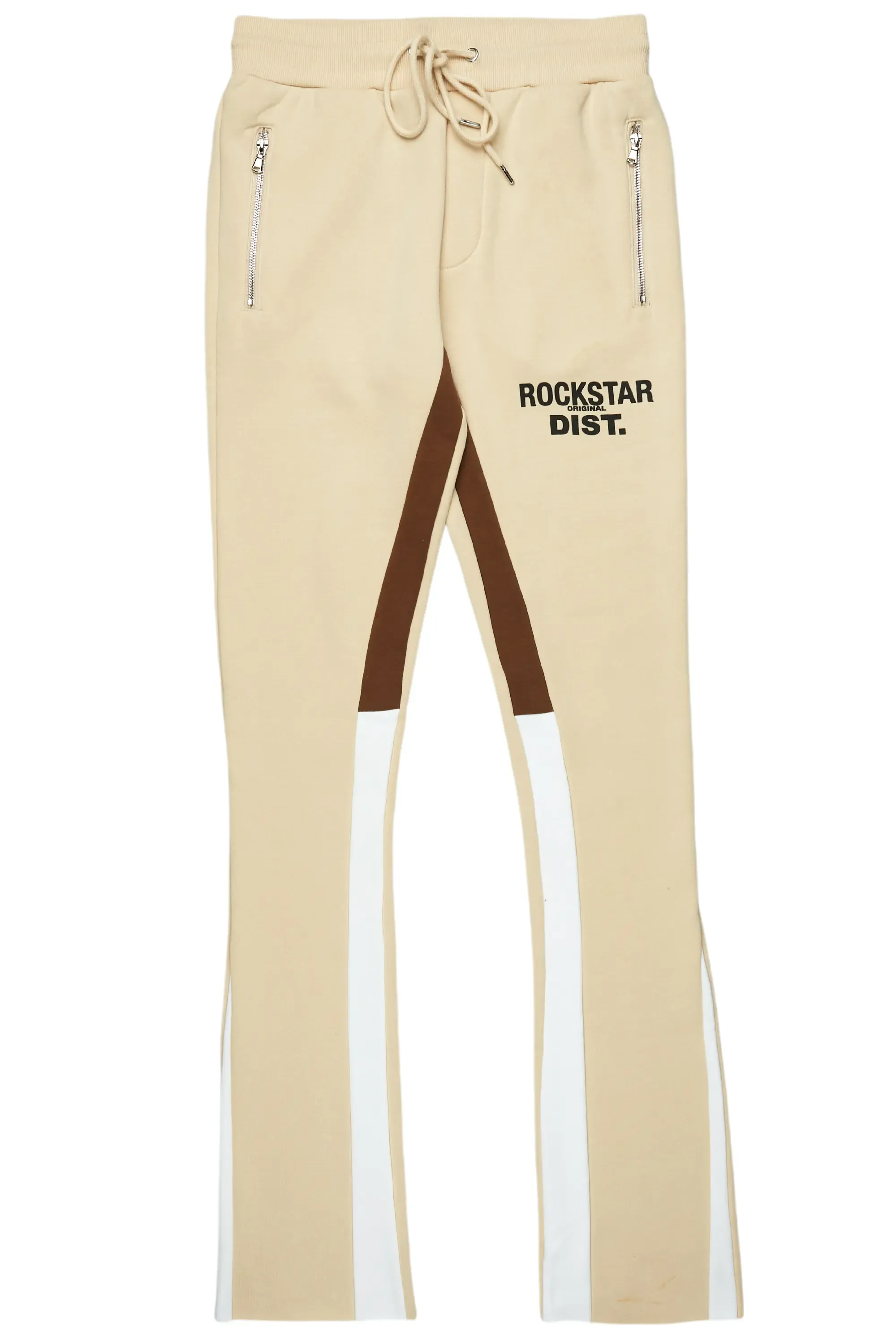 Alpine Beige/Black Stacked Flare Pant sold by Rockstar Original product image thumbnail 2