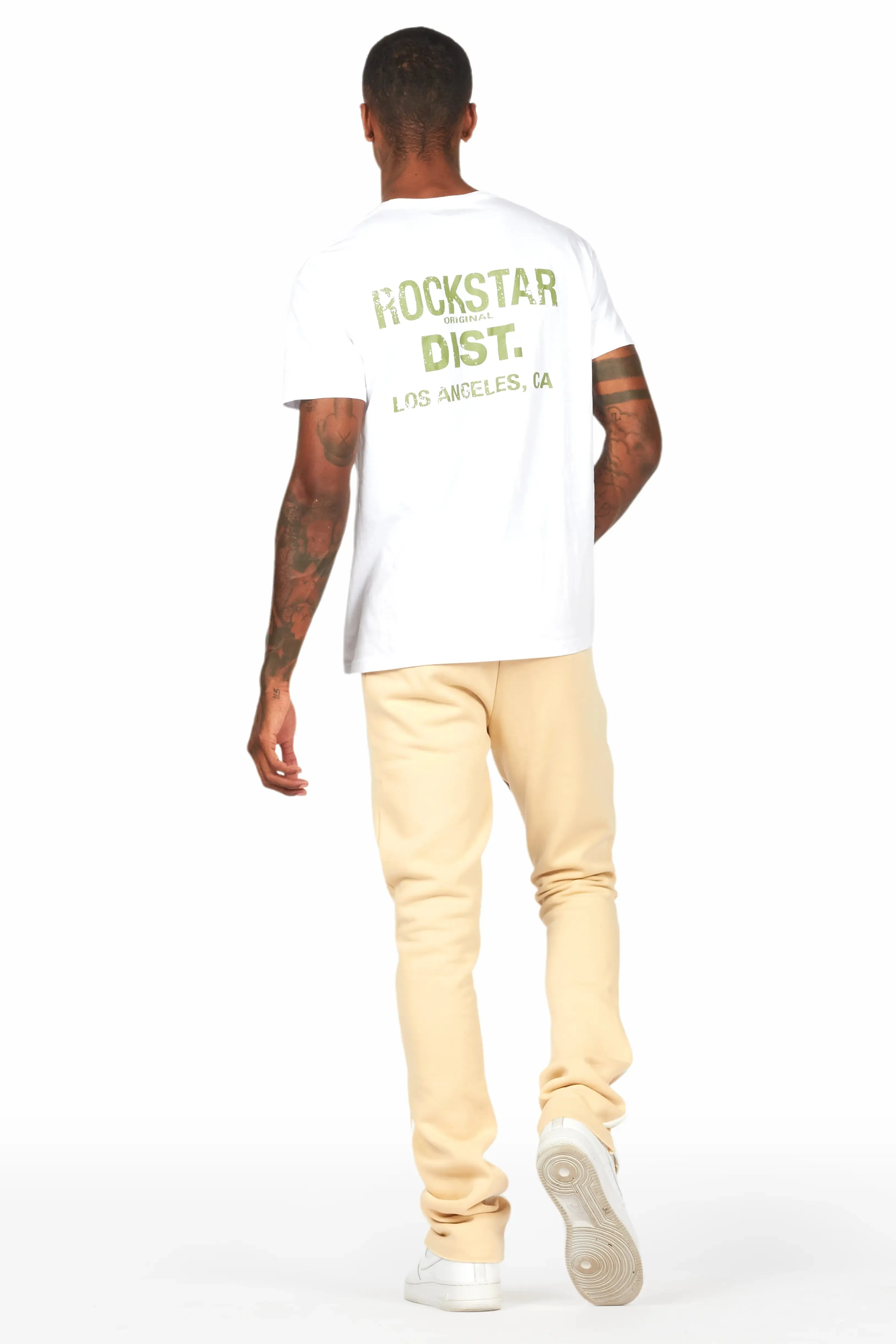 Alpine Beige/Black Stacked Flare Pant sold by Rockstar Original product image thumbnail 5