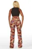 Darresha Red Floral Tapestry Stacked Pant sold by Rockstar Original