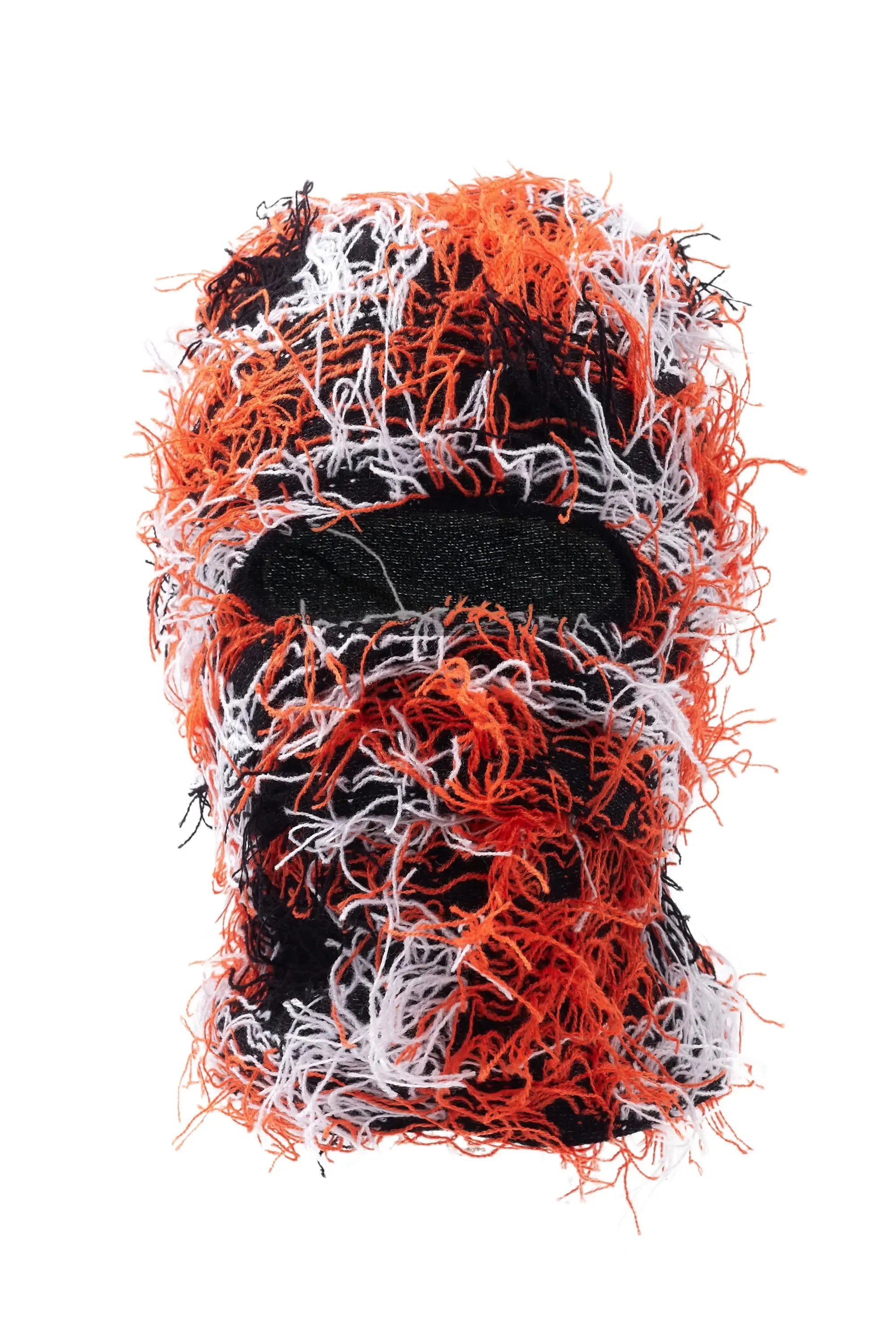 Seantee Orange/Black Fuzzy Ski Mask sold by Rockstar Original