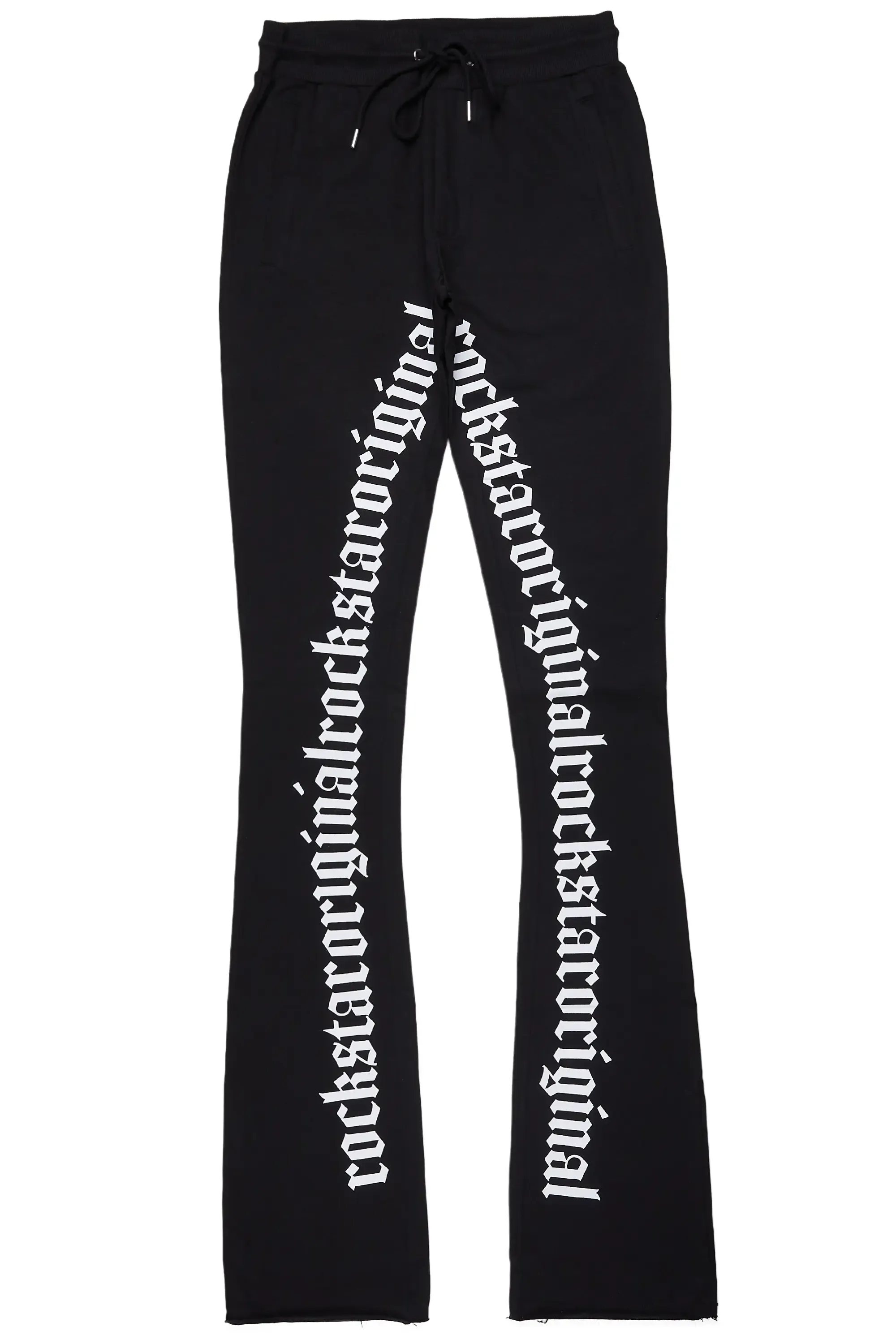 Callie Black/White Super Stacked Flare Pants sold by Rockstar Original product image thumbnail 2