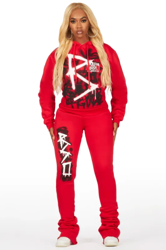 Tanesha Red Super Stacked Trackset sold by Rockstar Original