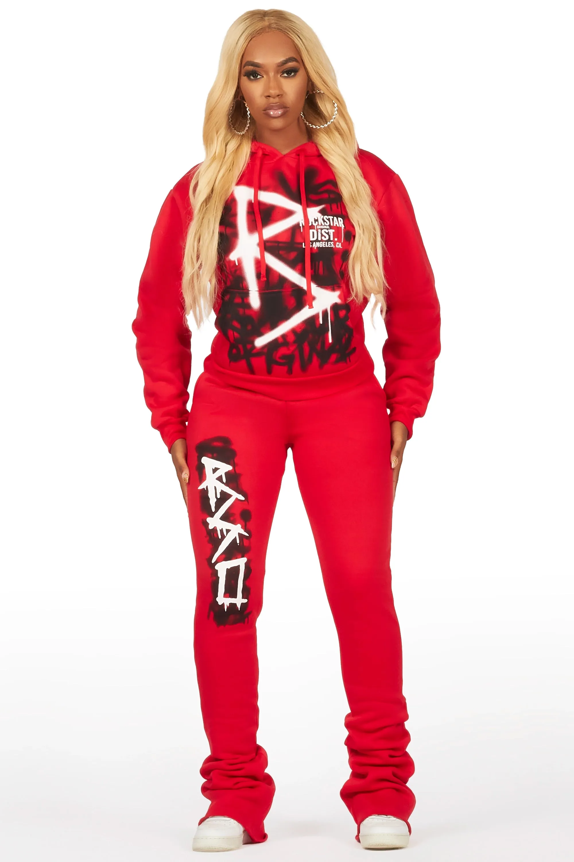 Tanesha Red Super Stacked Trackset sold by Rockstar Original
