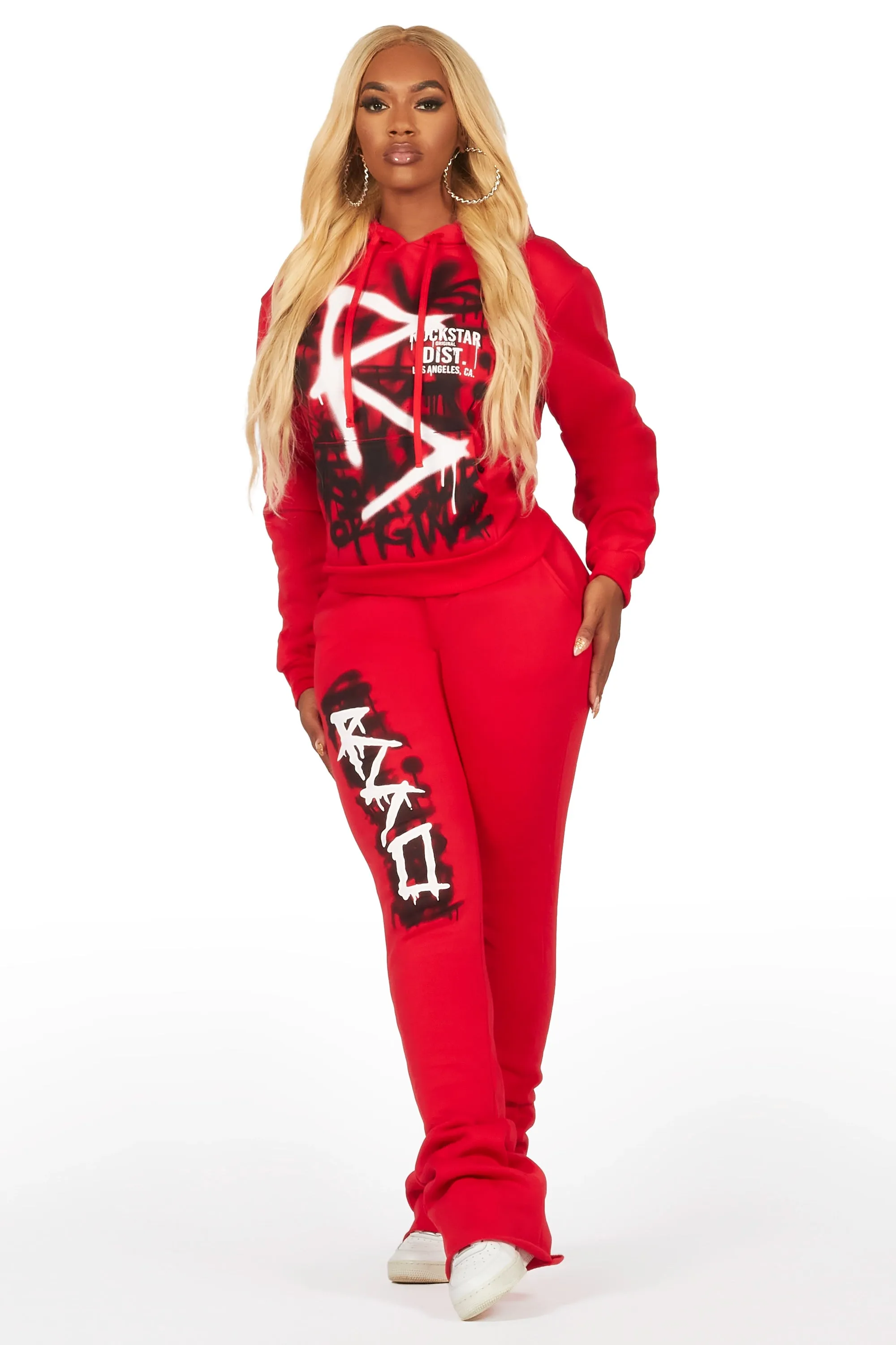 Tanesha Red Super Stacked Trackset sold by Rockstar Original product image thumbnail 2