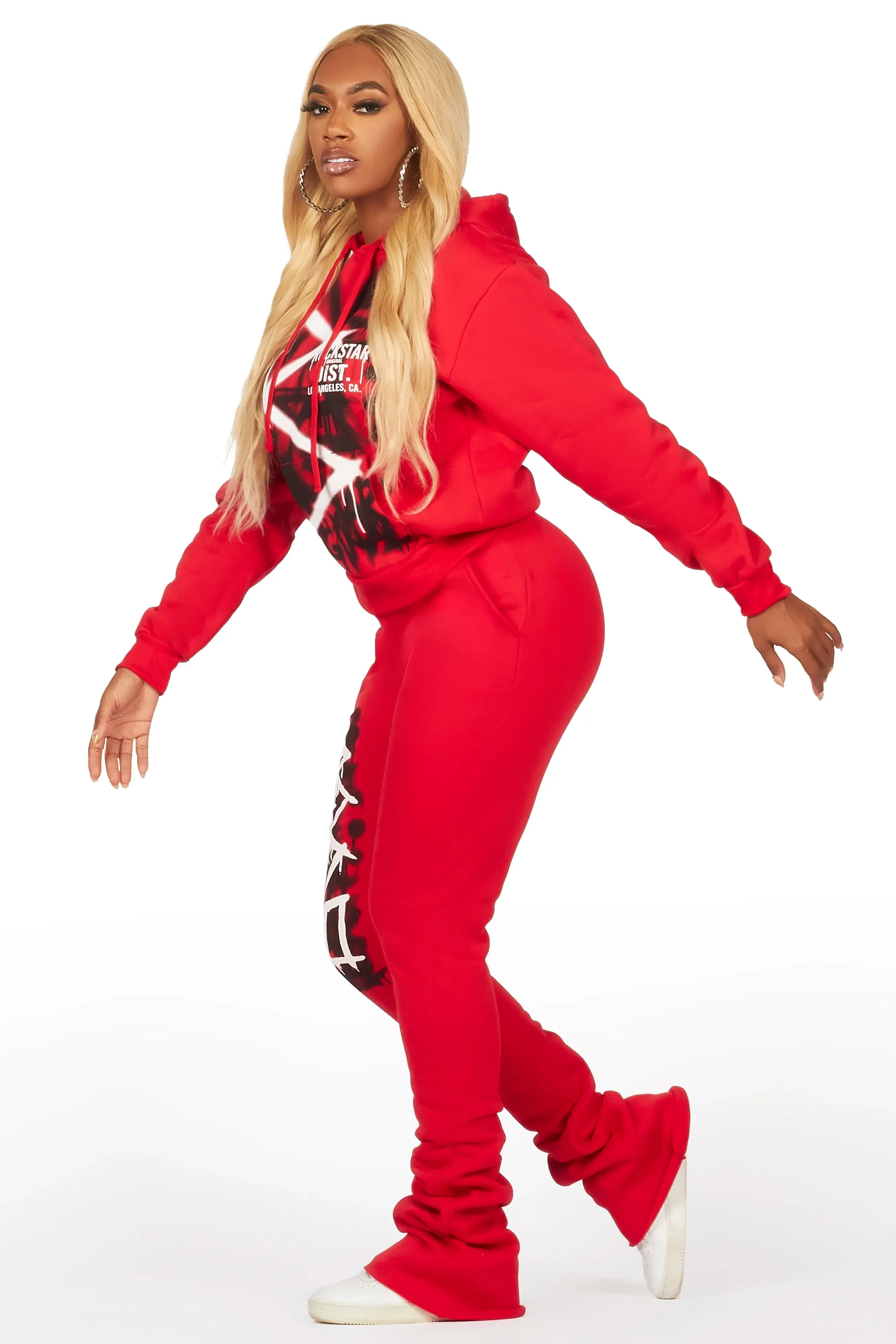 Tanesha Red Super Stacked Trackset sold by Rockstar Original product image thumbnail 3