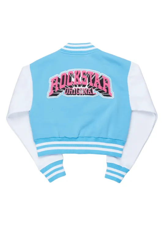 Gloria Blue Varsity Jacket sold by Rockstar Original