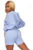 Destinee Periwinkle Zip Up Short Set sold by Rockstar Original