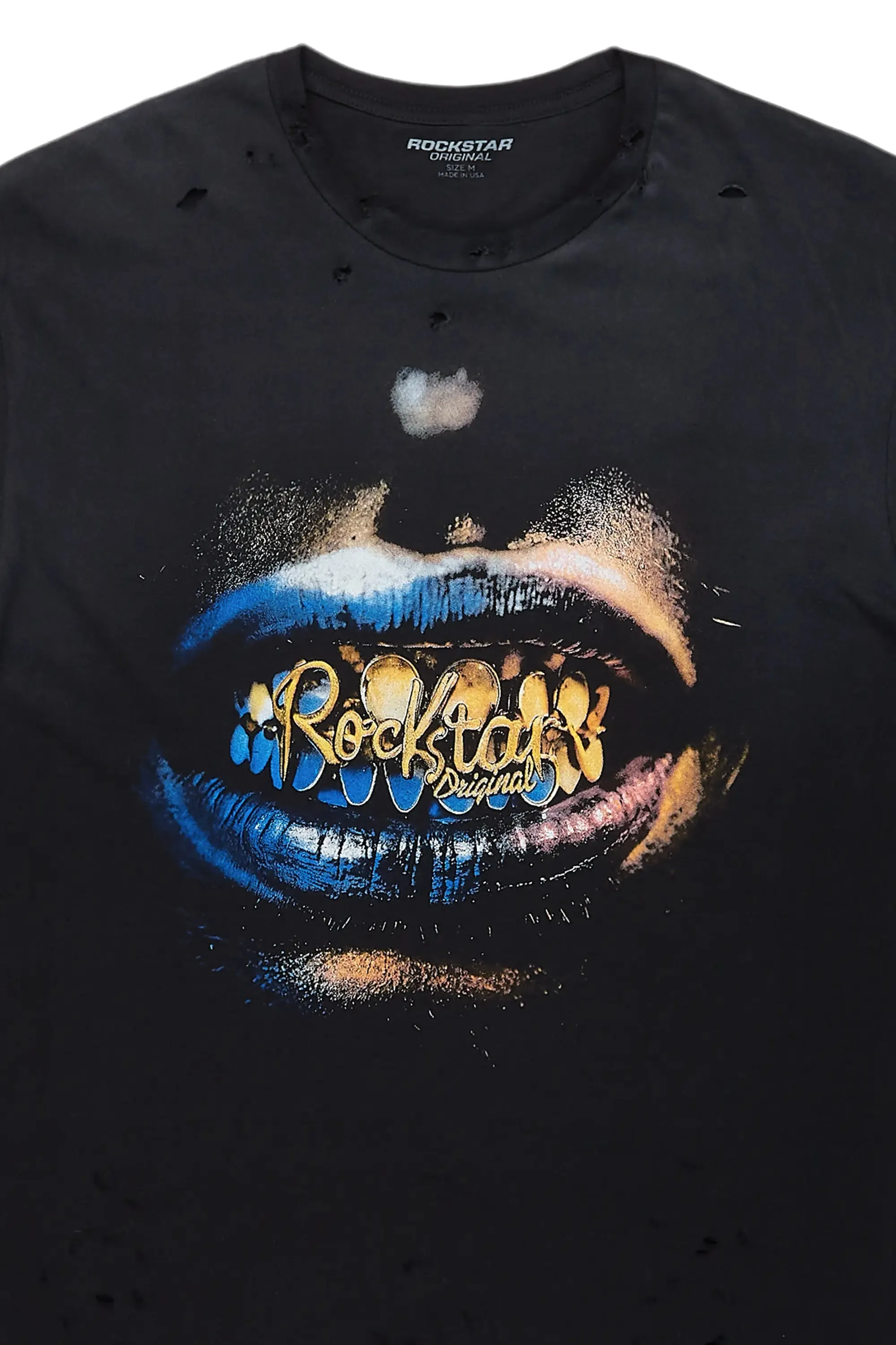 Carmen Black Oversized T-Shirt sold by Rockstar Original product image thumbnail 2