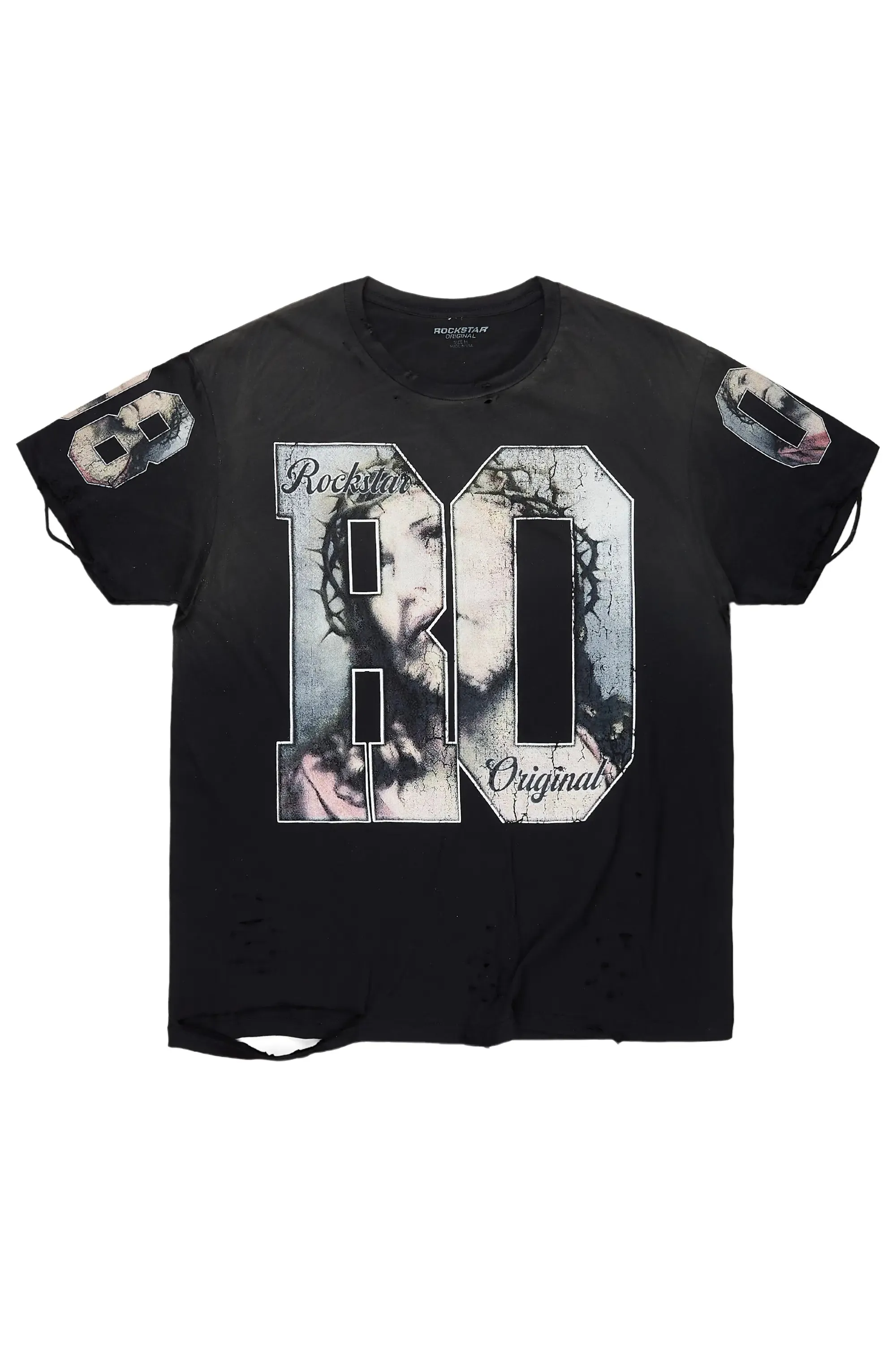 Kameron Black Oversized T-Shirt sold by Rockstar Original