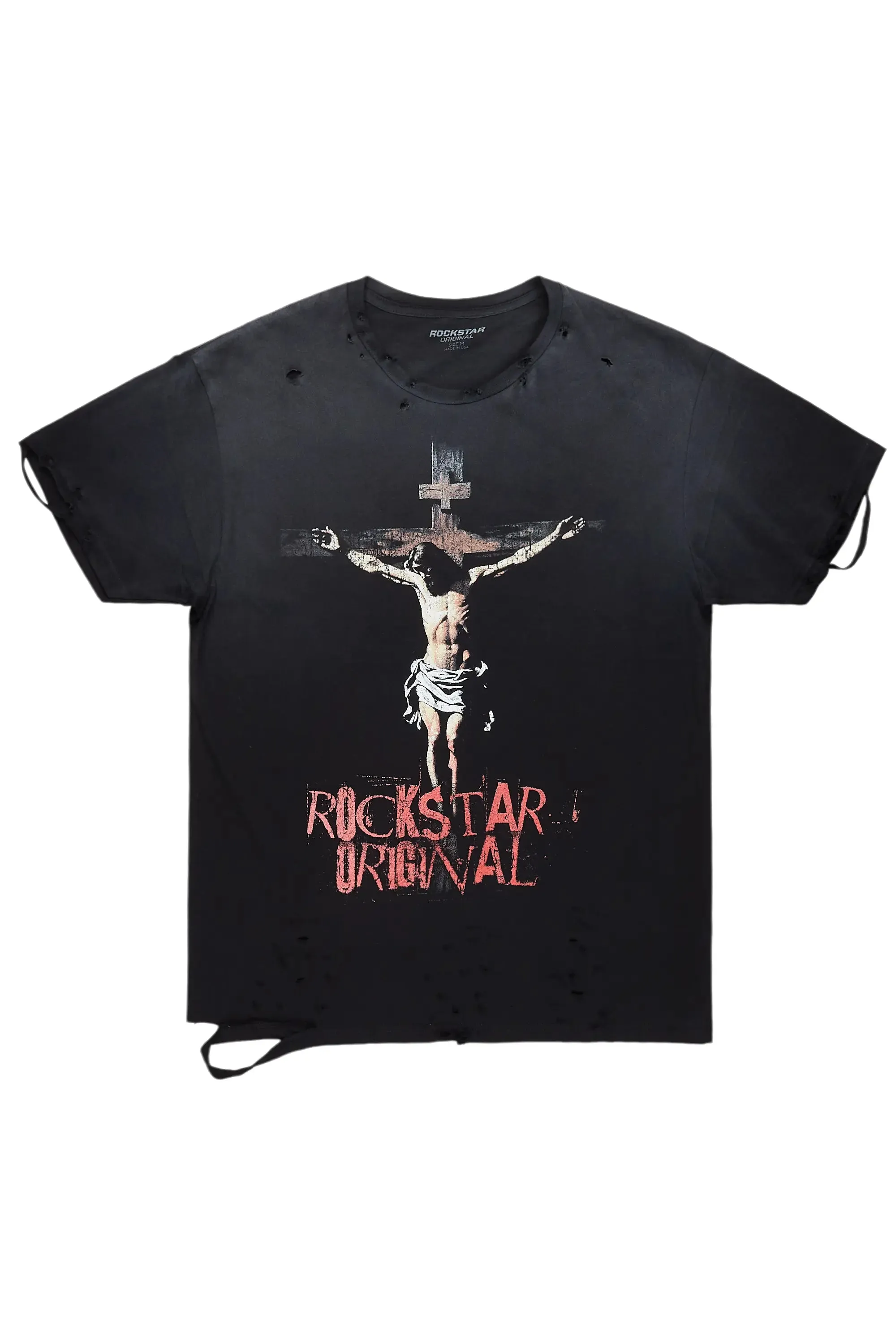 Barke Black Graphic Oversized T-Shirt sold by Rockstar Original