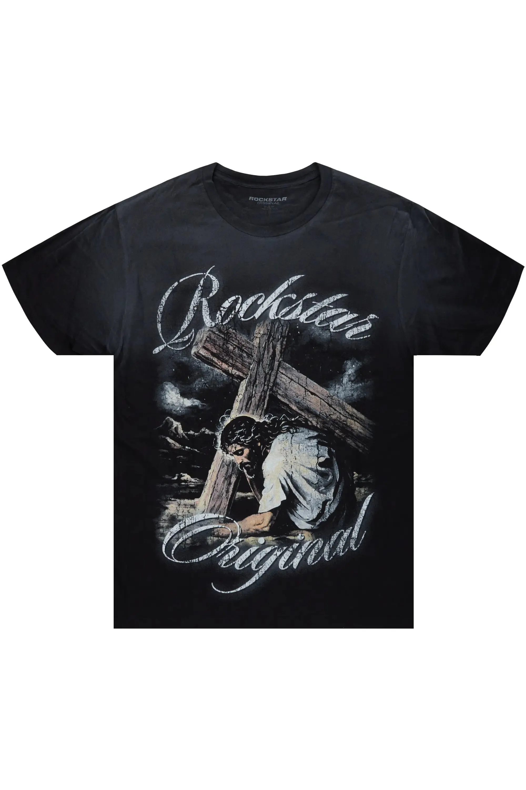 Irwin Black Oversized Graphic T-Shirt sold by Rockstar Original