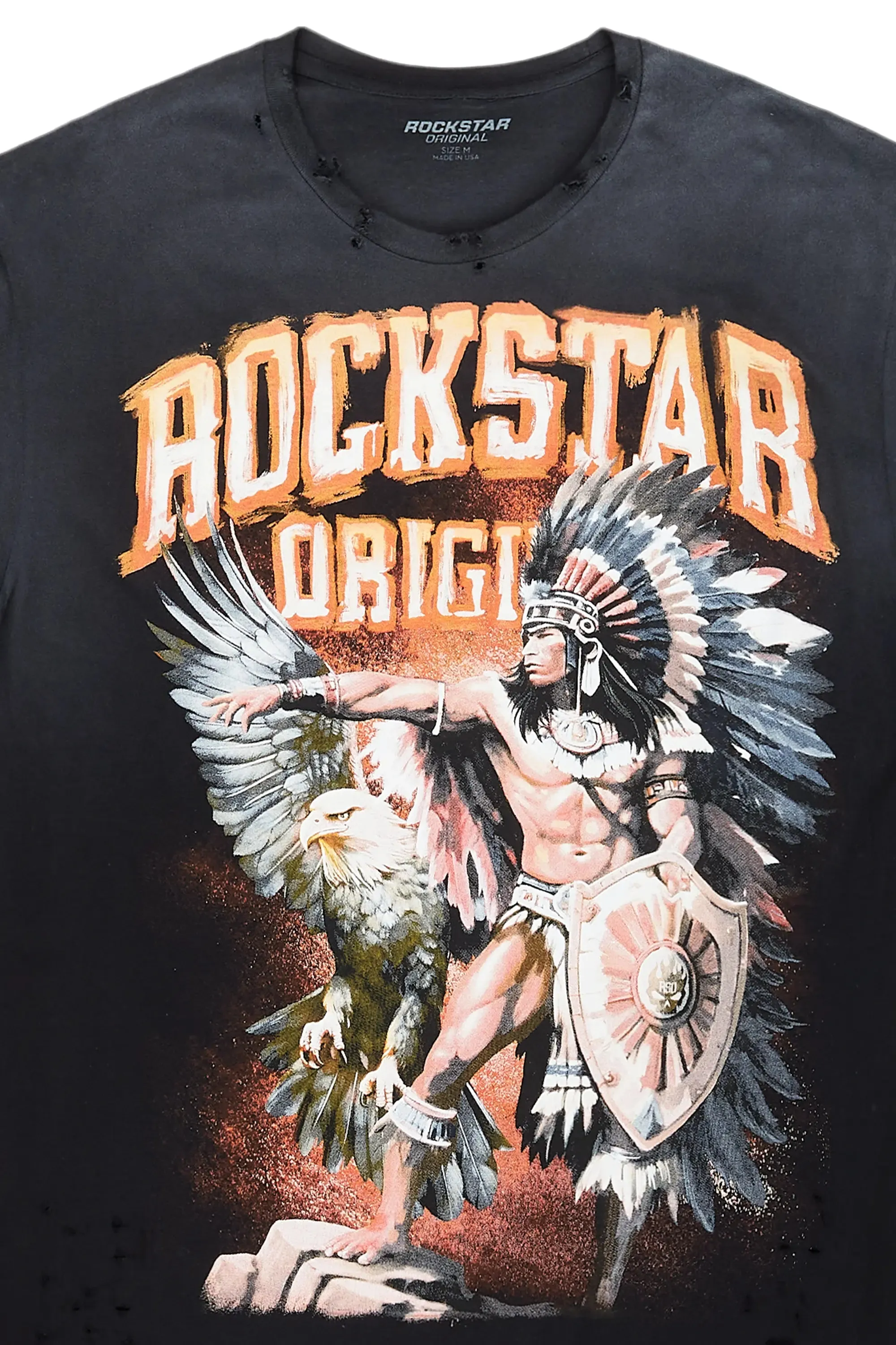 Raquel Black Oversized T-Shirt sold by Rockstar Original product image thumbnail 2