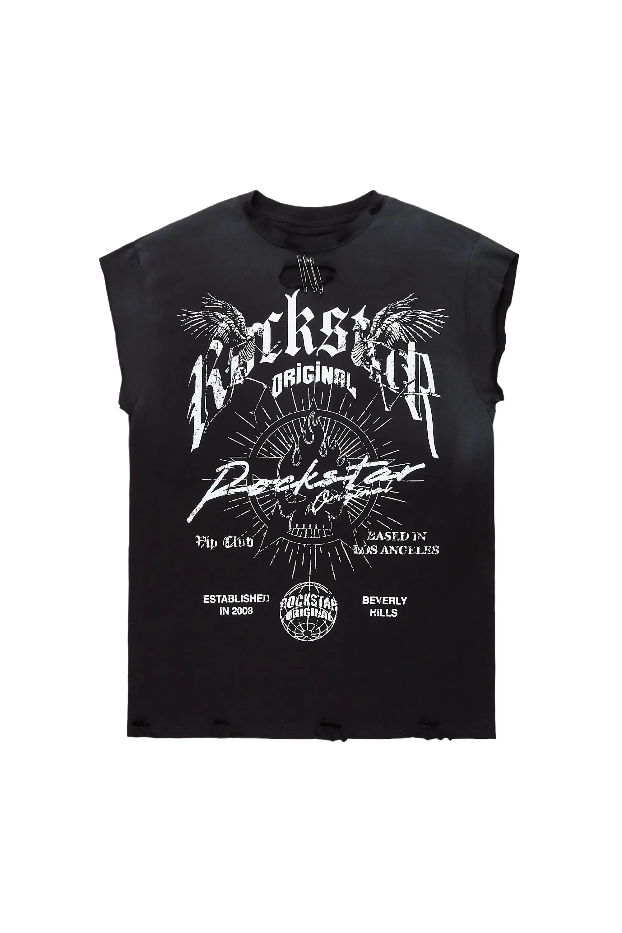 Tylla Black Graphic T-Shirt sold by Rockstar Original