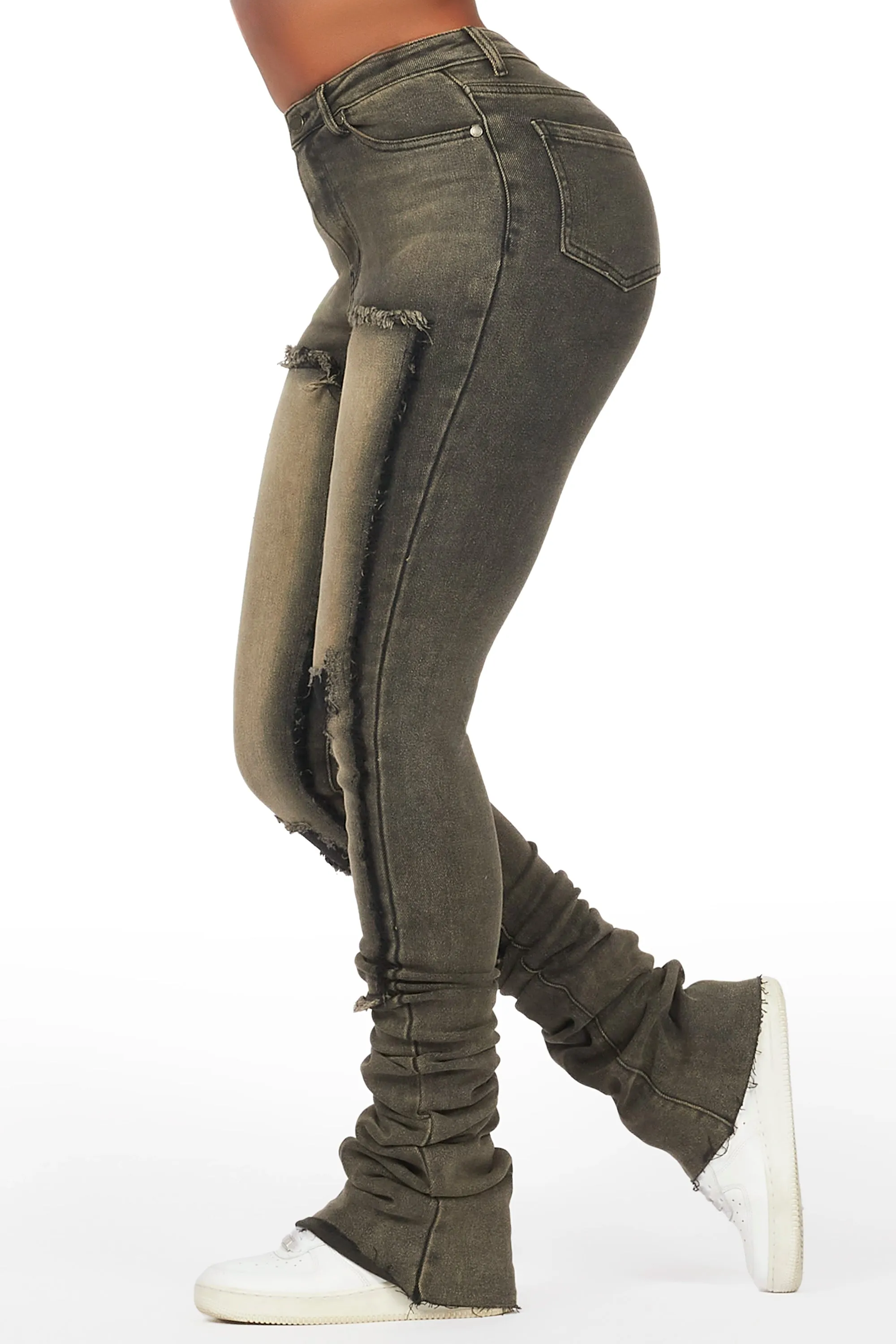 Kersten Tinted Black Wash Super Stacked Jean sold by Rockstar Original product image thumbnail 3