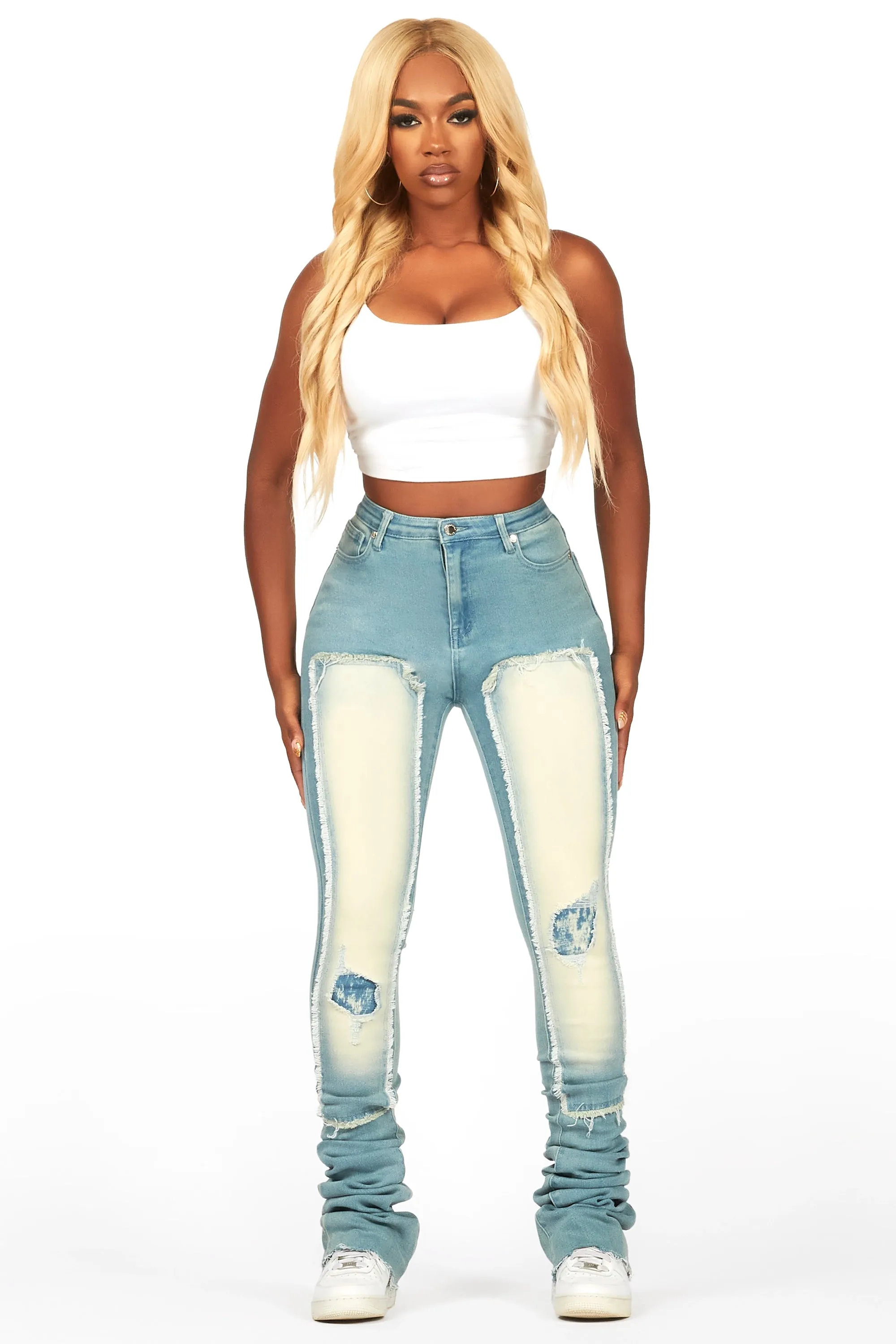 Kersten Dirty Wash Super Stacked Jean sold by Rockstar Original product image thumbnail 2