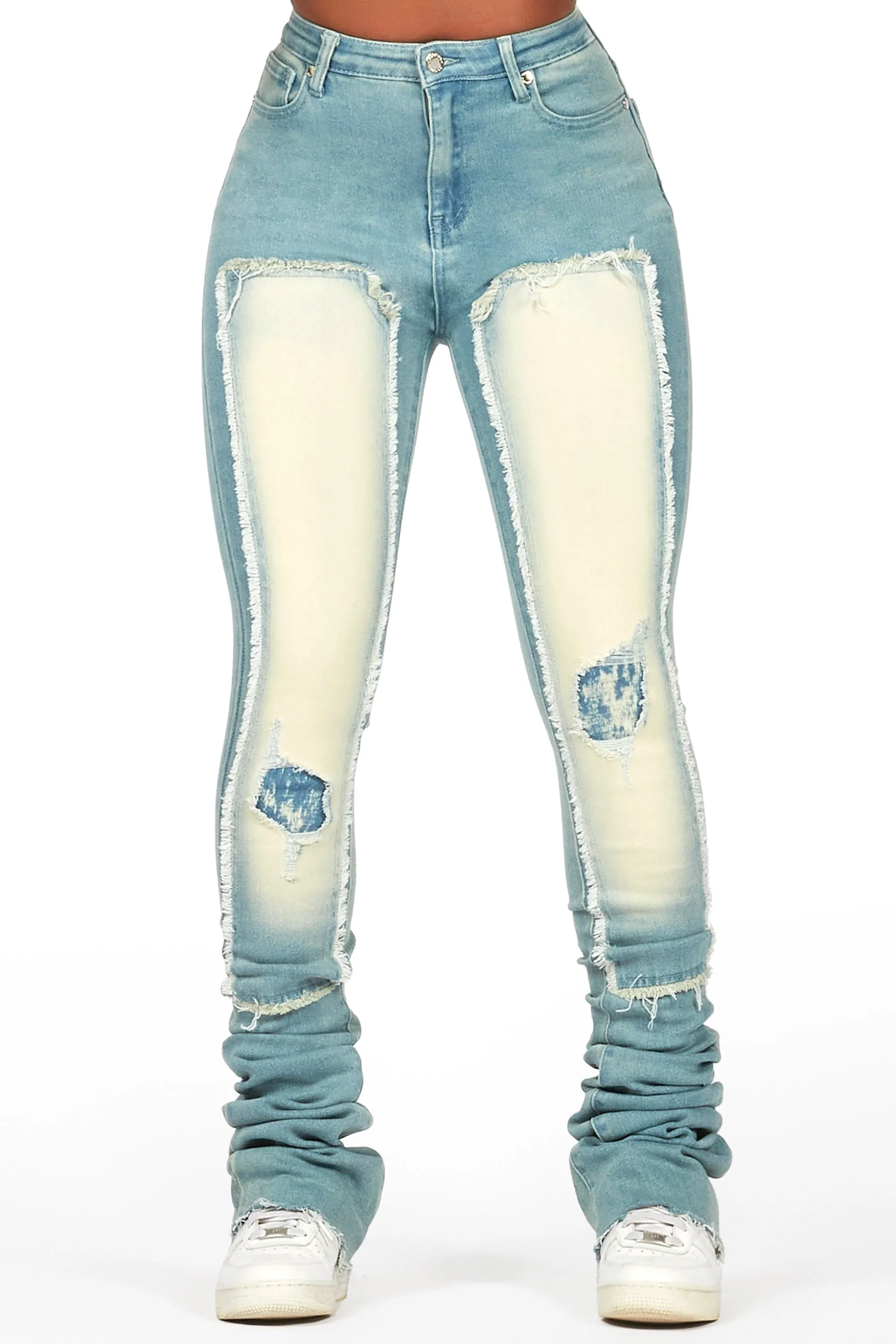 Kersten Dirty Wash Super Stacked Jean sold by Rockstar Original