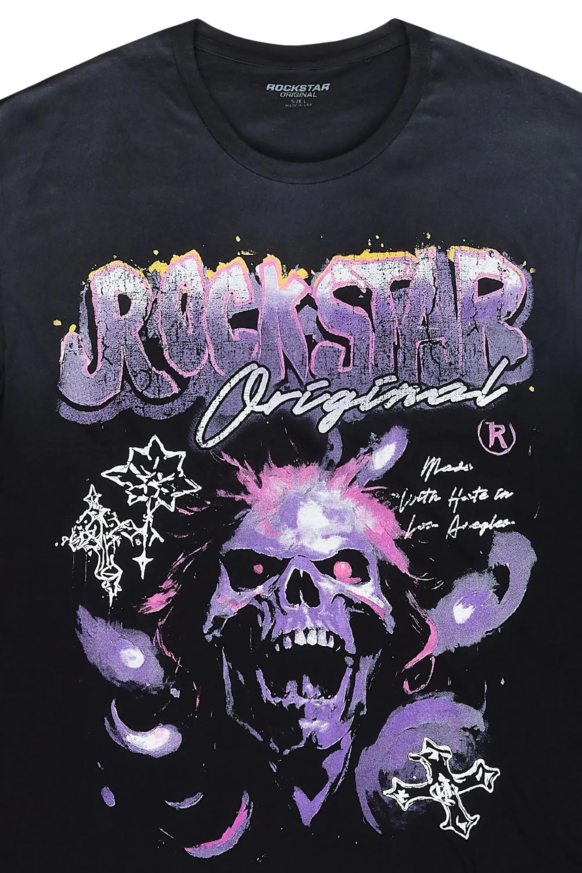 Yamal Black Graphic Oversized T-Shirt sold by Rockstar Original product image thumbnail 2