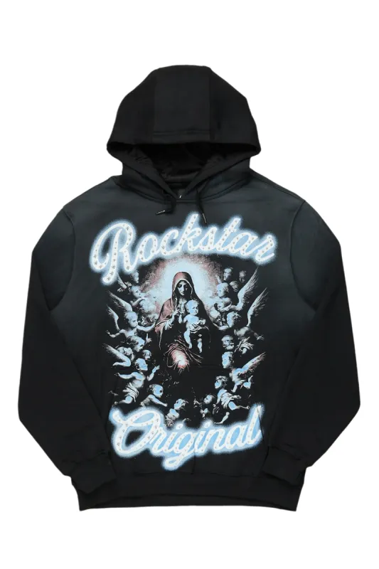 Ibbis Black Graphic Hoodie sold by Rockstar Original