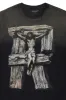 Panos Black Graphic Oversized T-Shirt sold by Rockstar Original