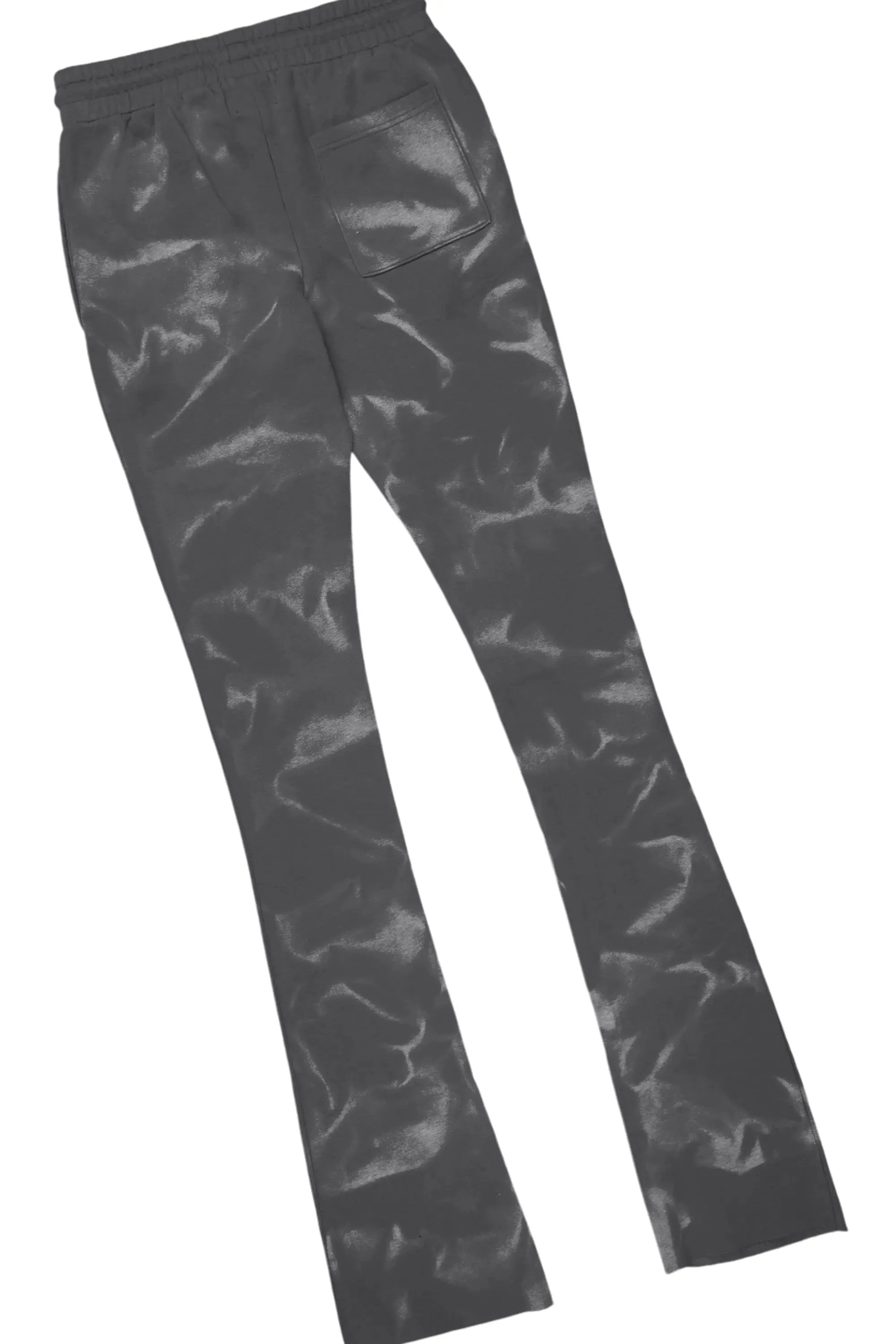 Member Vintage Grey Hoodie Patchwork Stacked Flare Track Set sold by Rockstar Original product image thumbnail 5