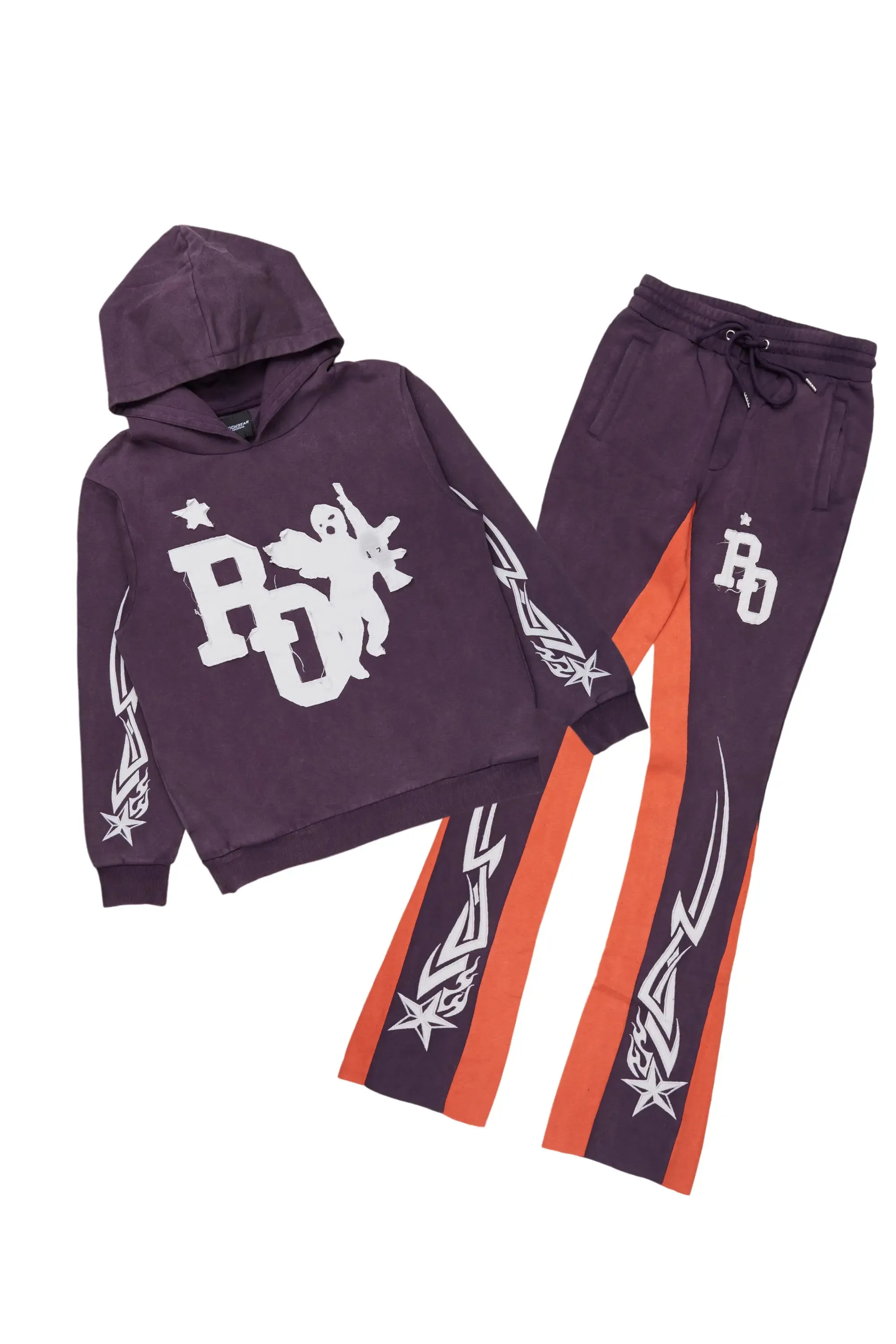 Pluton Purple Patchwork Stacked Track Set sold by Rockstar Original