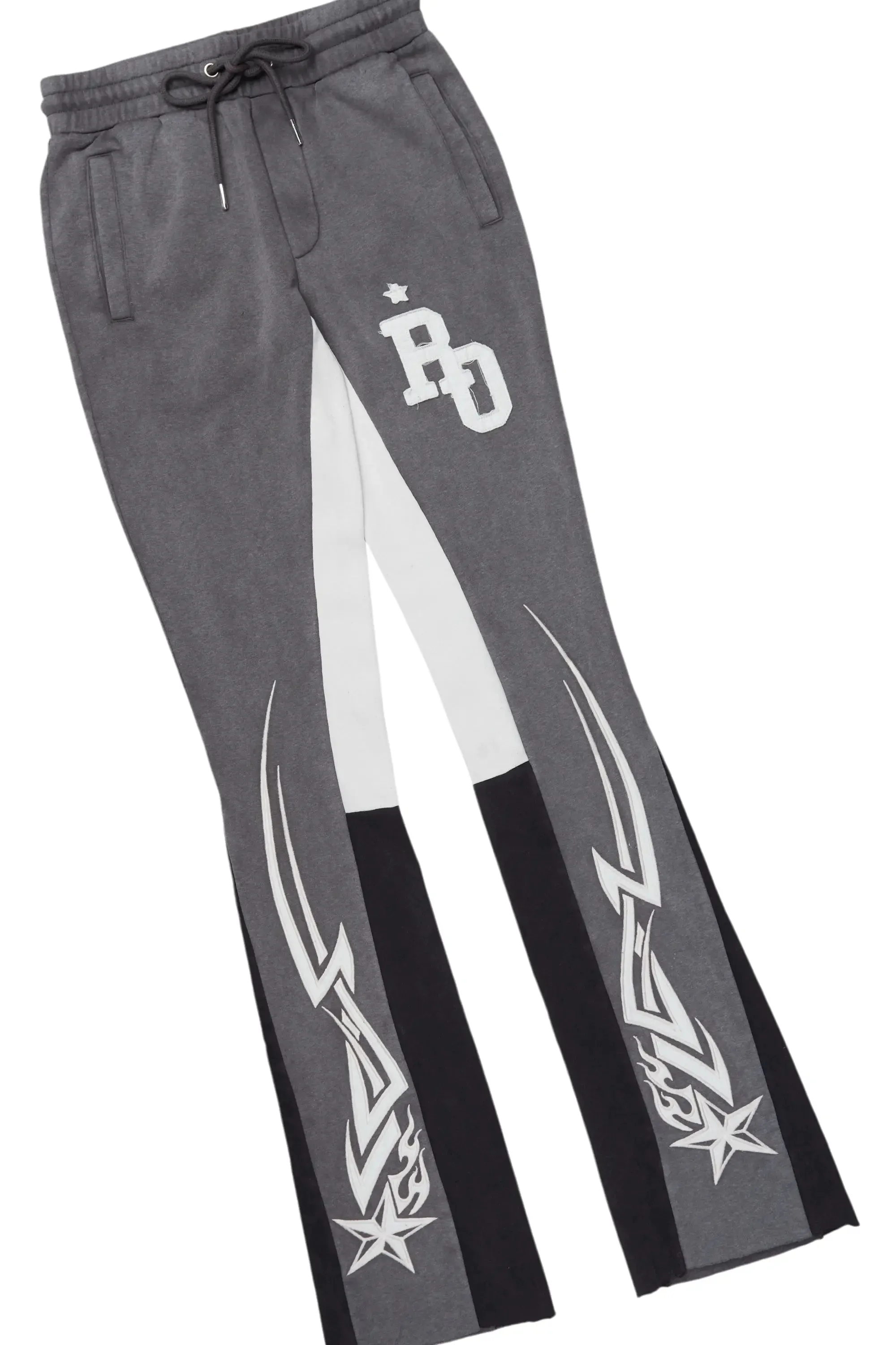 Pluton Charcoal Patchwork Stacked Track Set sold by Rockstar Original product image thumbnail 4