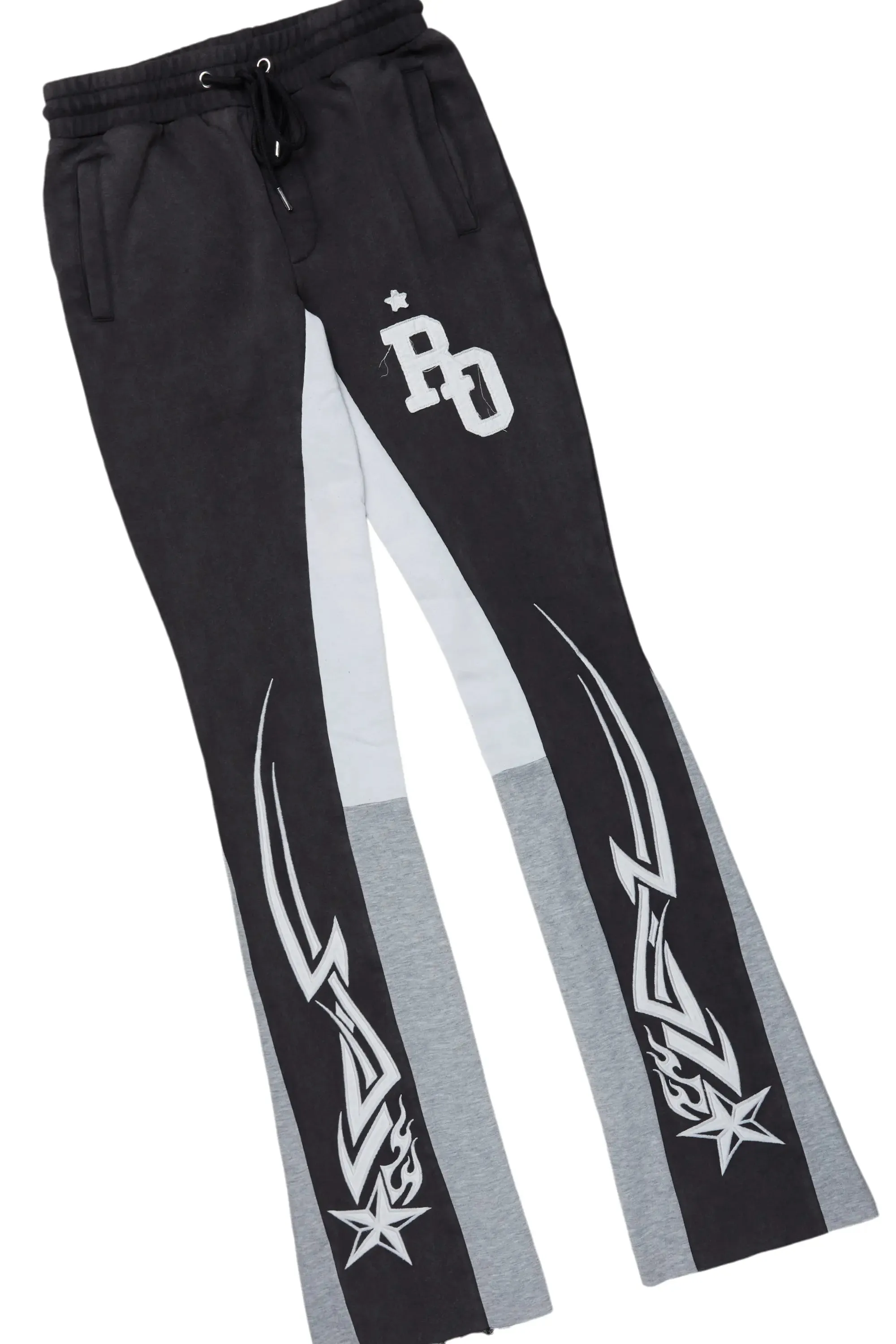 Pluton Black Patchwork Stacked Track Set sold by Rockstar Original product image thumbnail 4