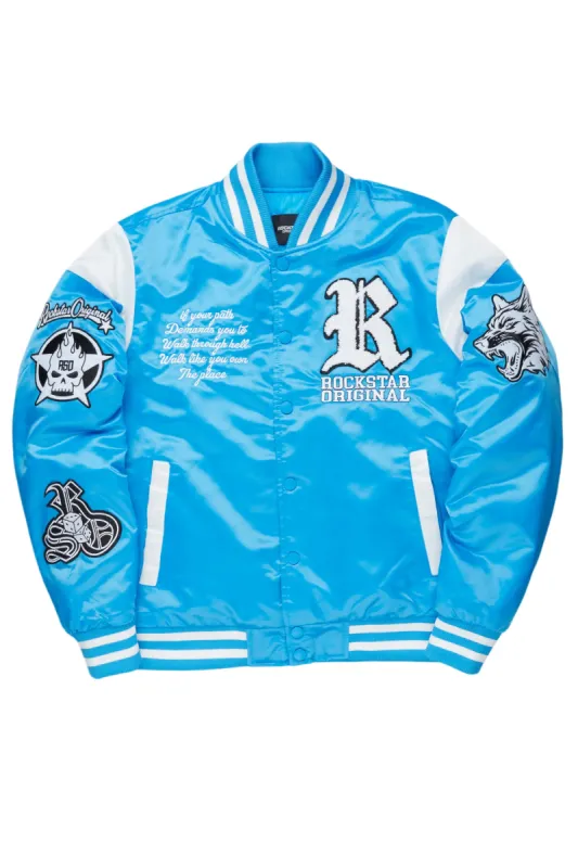 Geir Royal Blue Varsity Jacket sold by Rockstar Original