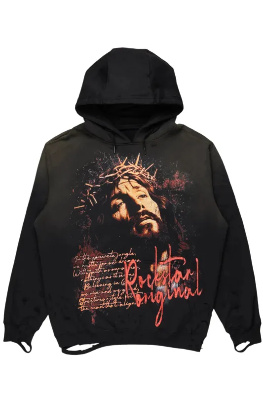 Tatyanna Black Oversized Hoodie sold by Rockstar Original
