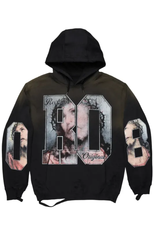 Kameron Black Oversized Hoodie sold by Rockstar Original