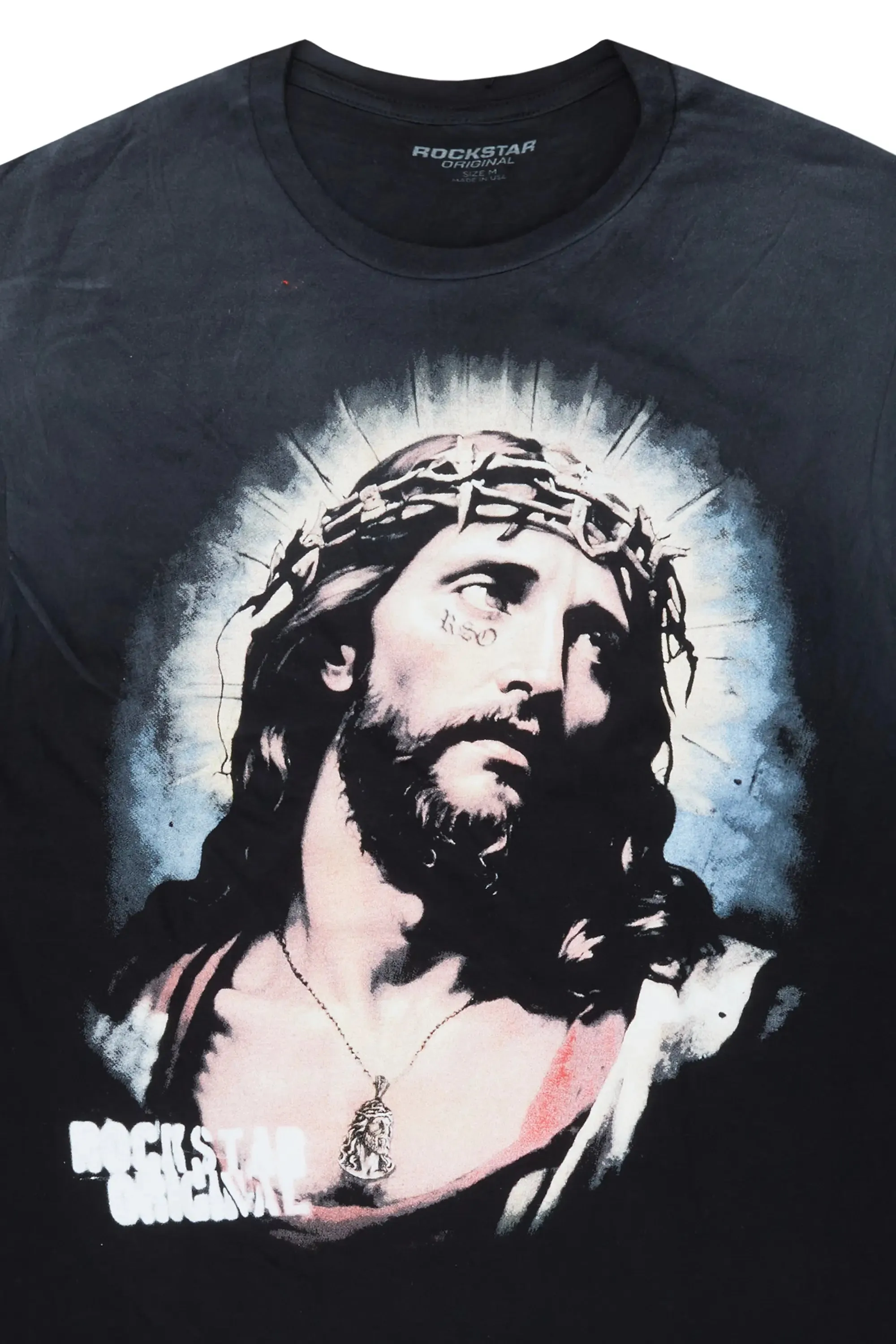 Oleathea Black Oversized T-Shirt sold by Rockstar Original product image thumbnail 2