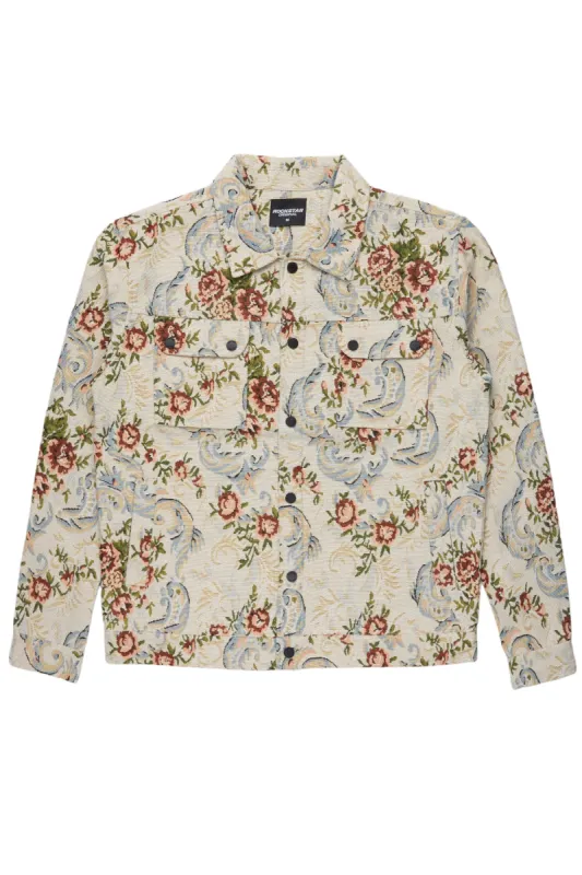 Kader Beige Multi Tapestry Jacket sold by Rockstar Original