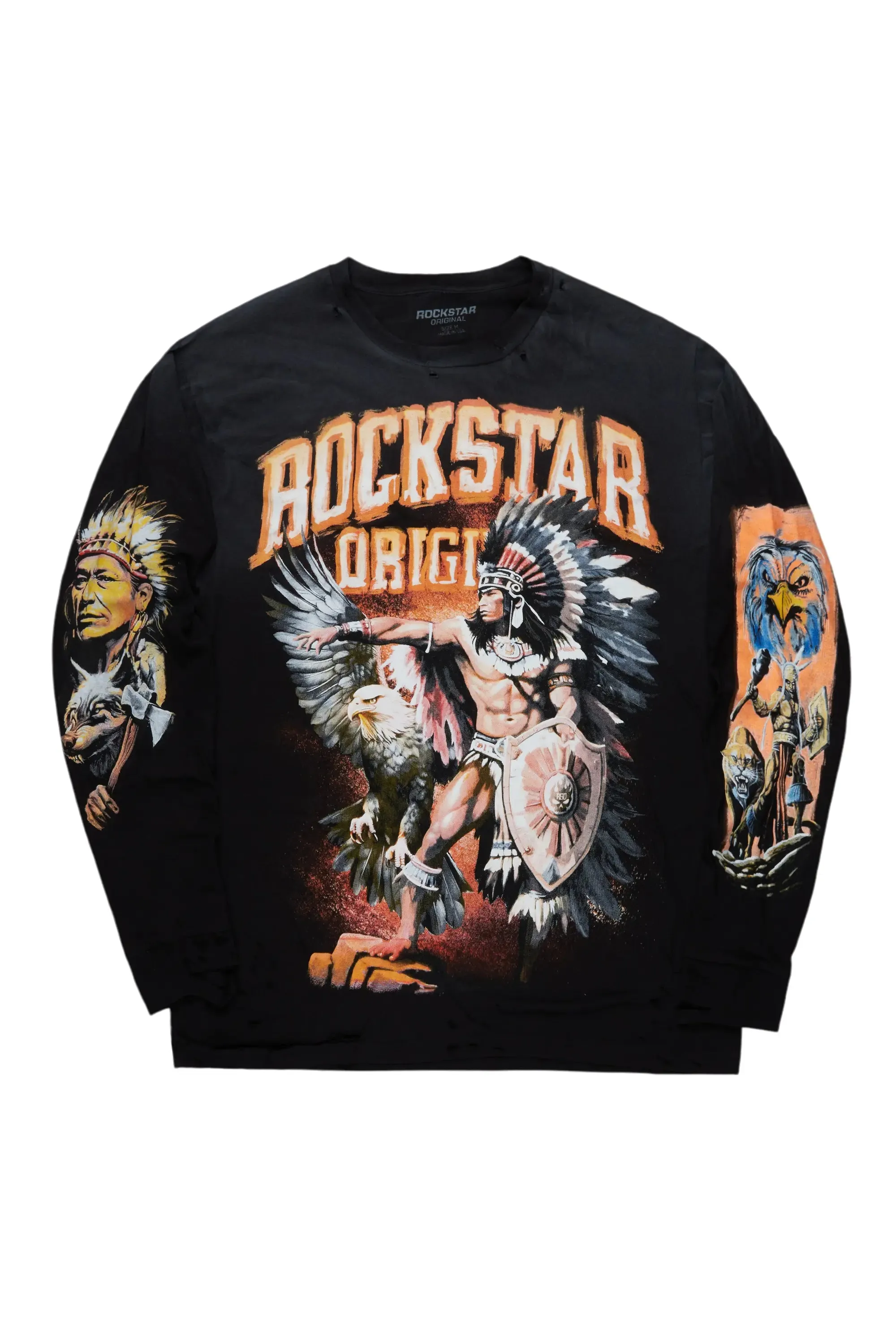 Ferris Black Long Sleeve Graphic T-Shirt sold by Rockstar Original