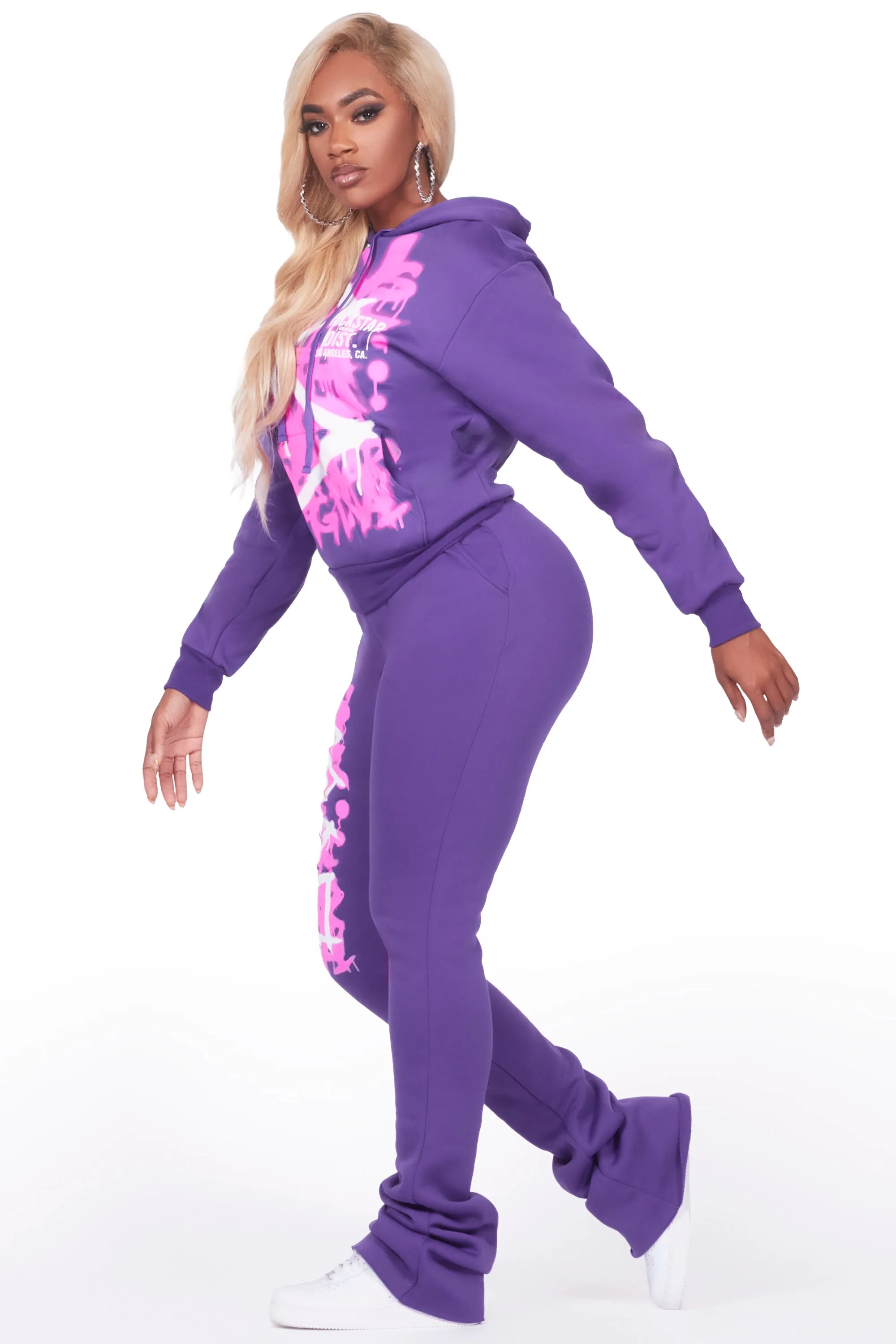 Tanesha Purple Super Stacked Trackset sold by Rockstar Original product image thumbnail 3