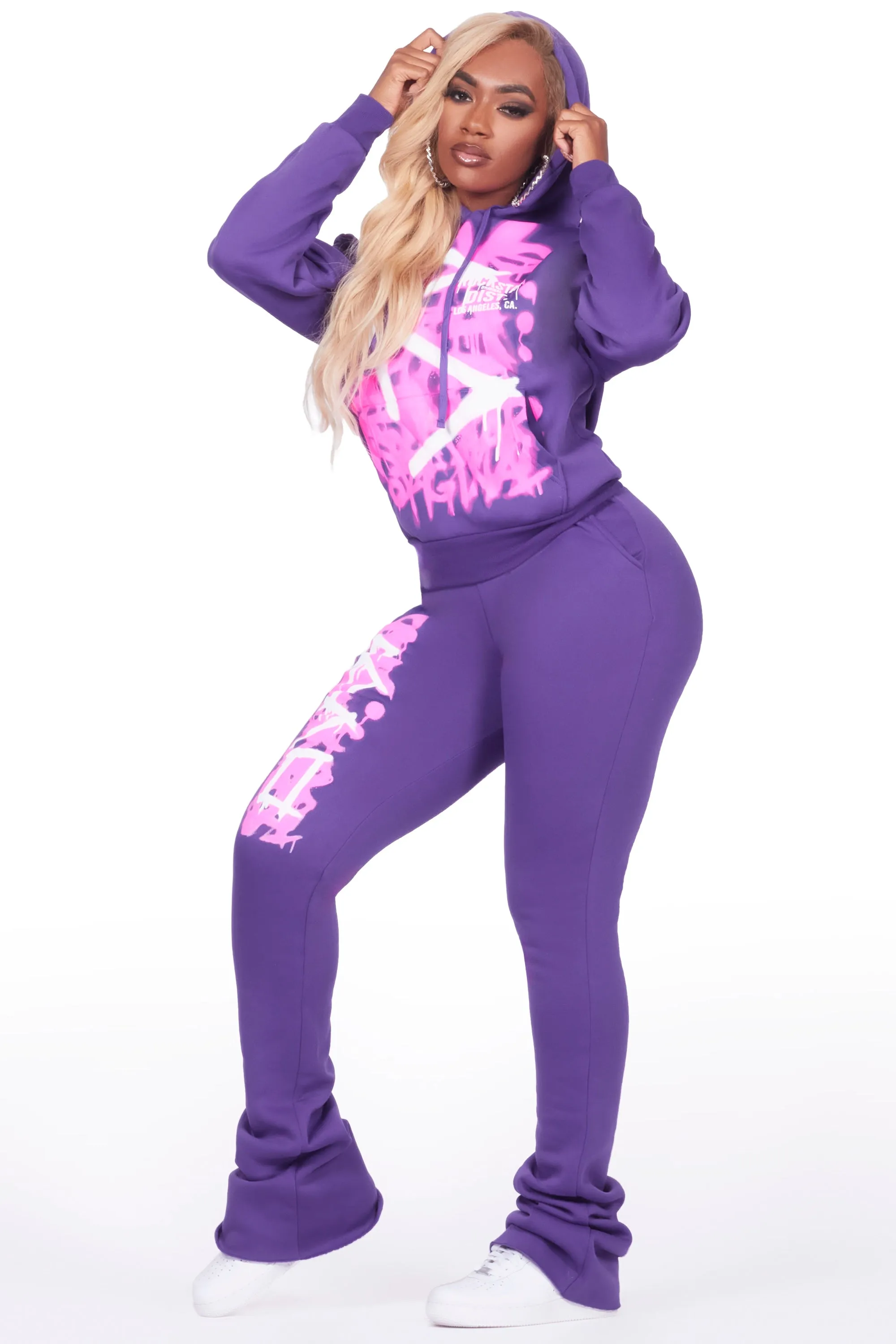Tanesha Purple Super Stacked Trackset sold by Rockstar Original product image thumbnail 4