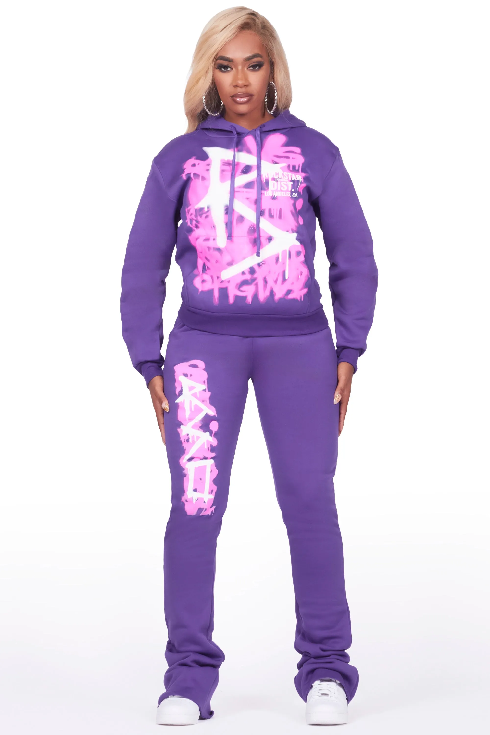Tanesha Purple Super Stacked Trackset sold by Rockstar Original