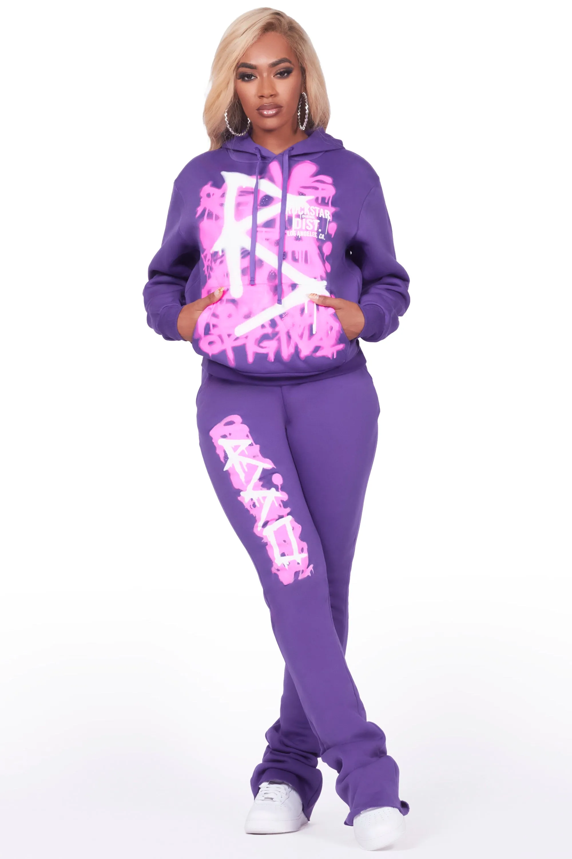 Tanesha Purple Super Stacked Trackset sold by Rockstar Original product image thumbnail 2