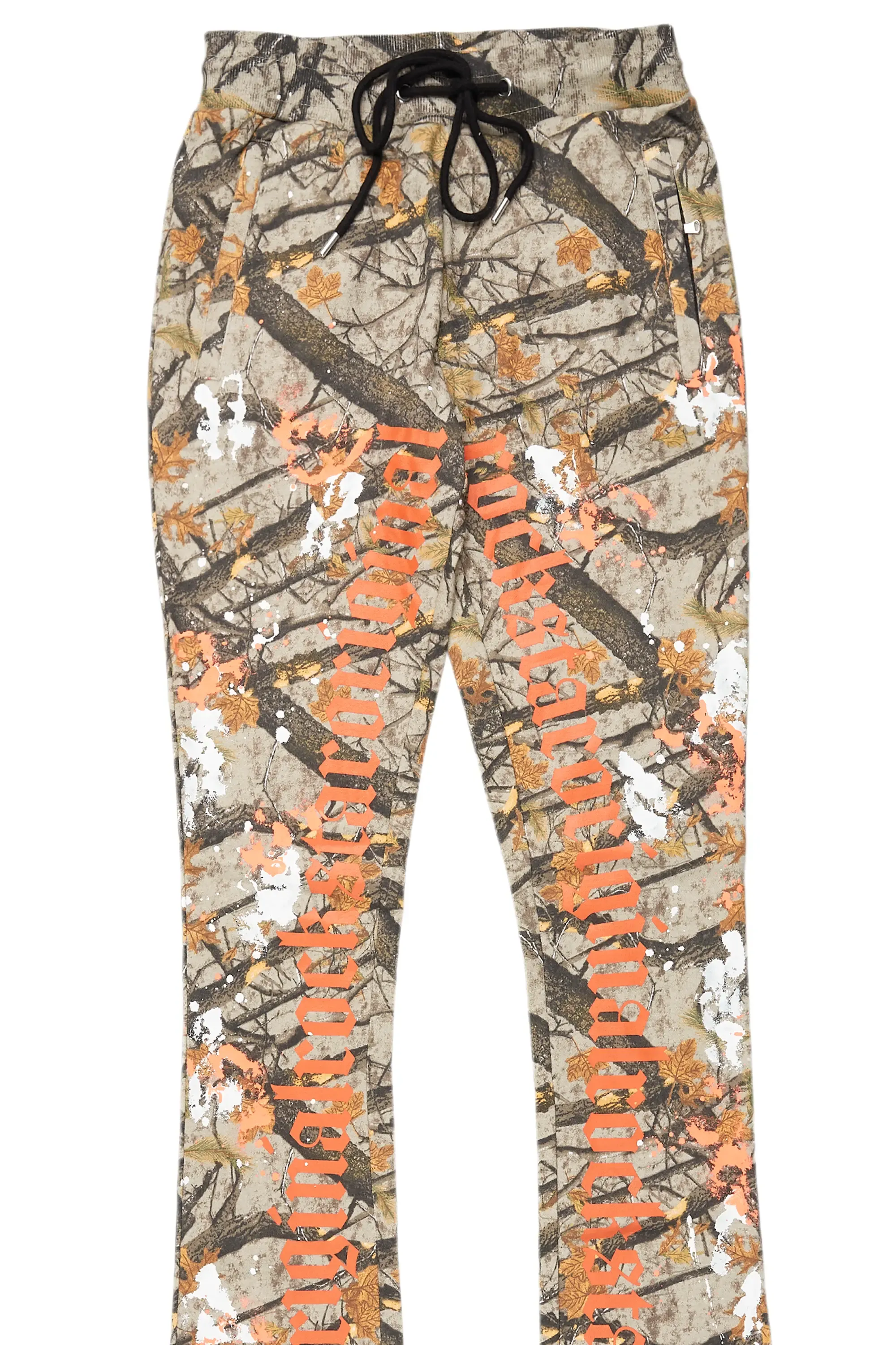 Adwin Painter Tree Camo Super Stacked Flare Pants sold by Rockstar Original product image thumbnail 2