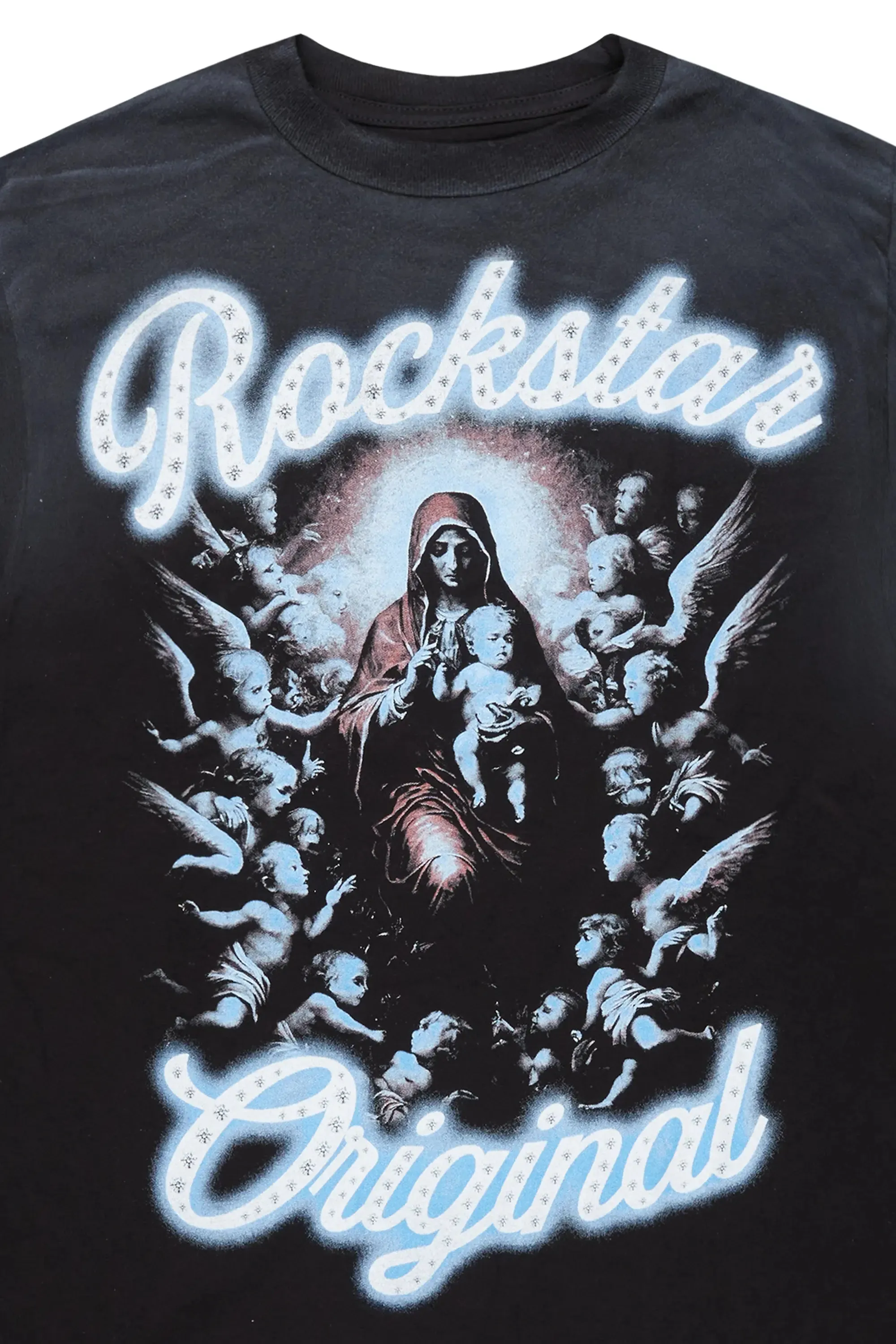 Shakera Black Oversized T-Shirt sold by Rockstar Original product image thumbnail 2