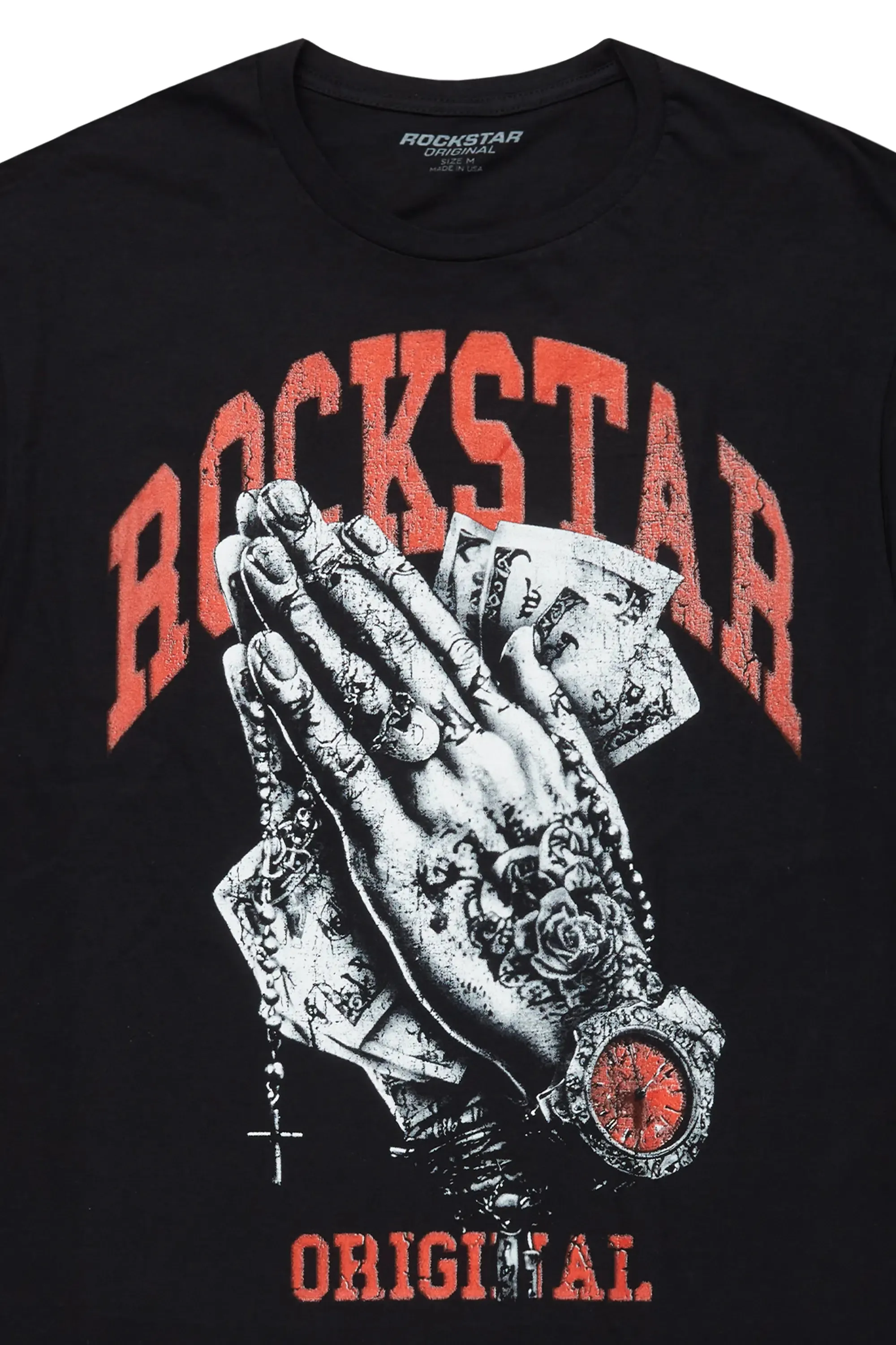 Zamir Black Graphic Oversized T-Shirt sold by Rockstar Original product image thumbnail 2