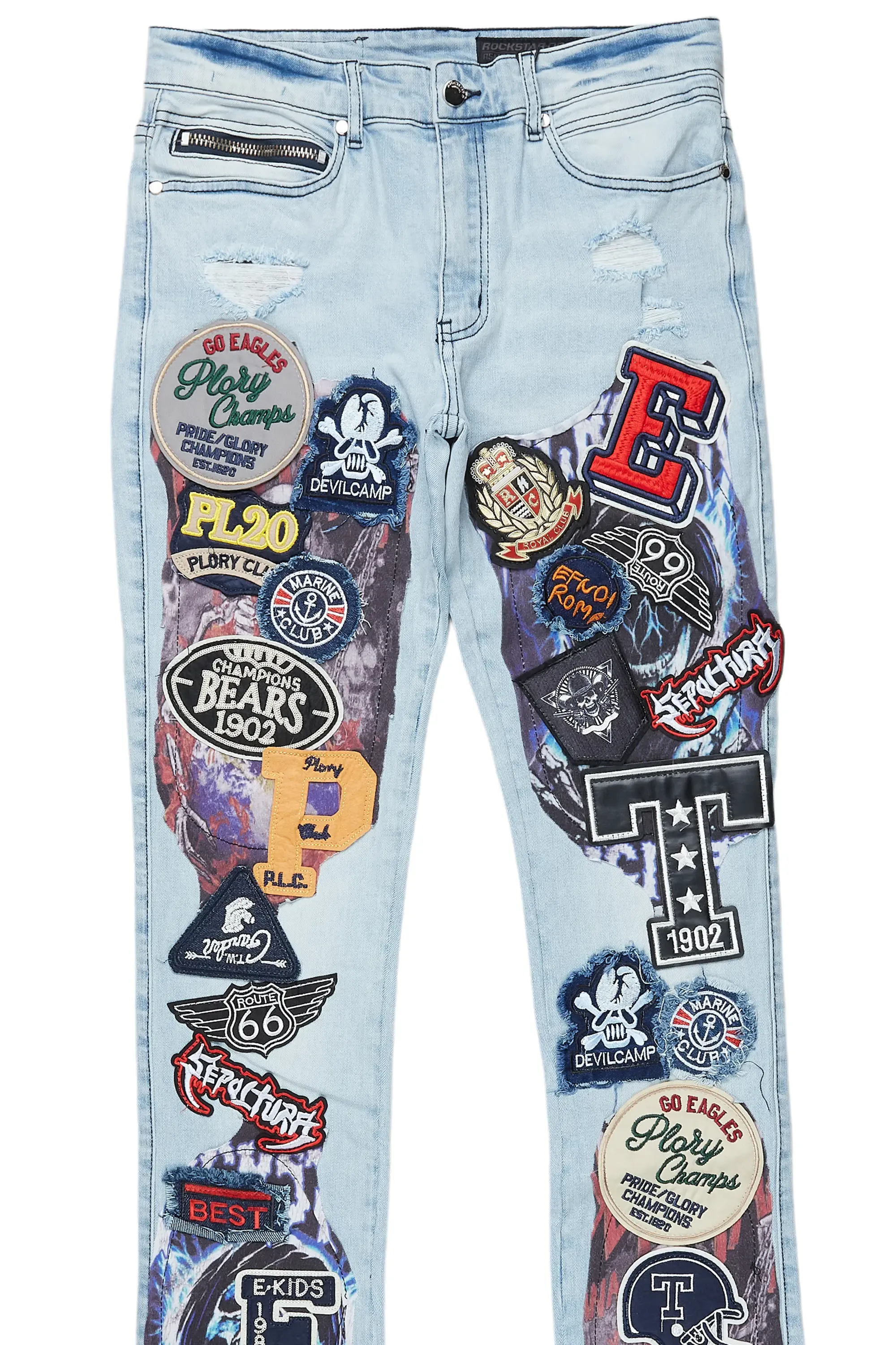 【EEUN】Button Spark Denim EEUN】Button Spark Denim